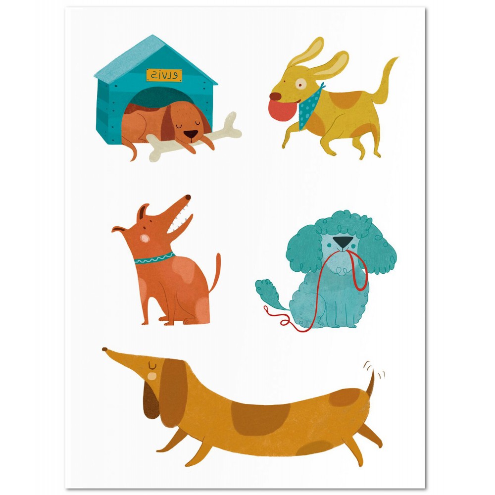 Londji Tattoos 'Dogs Blue'