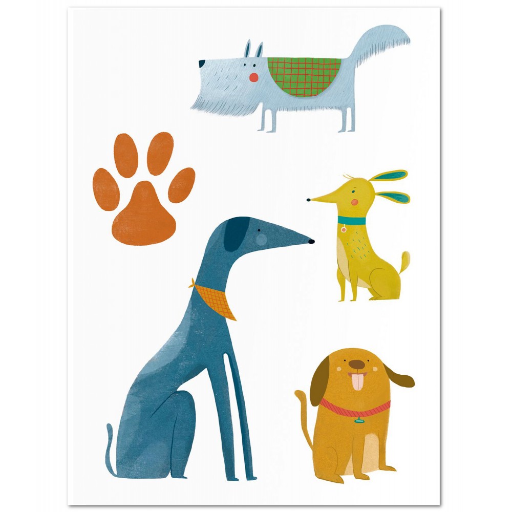 Londji Tattoos 'Dogs Blue'