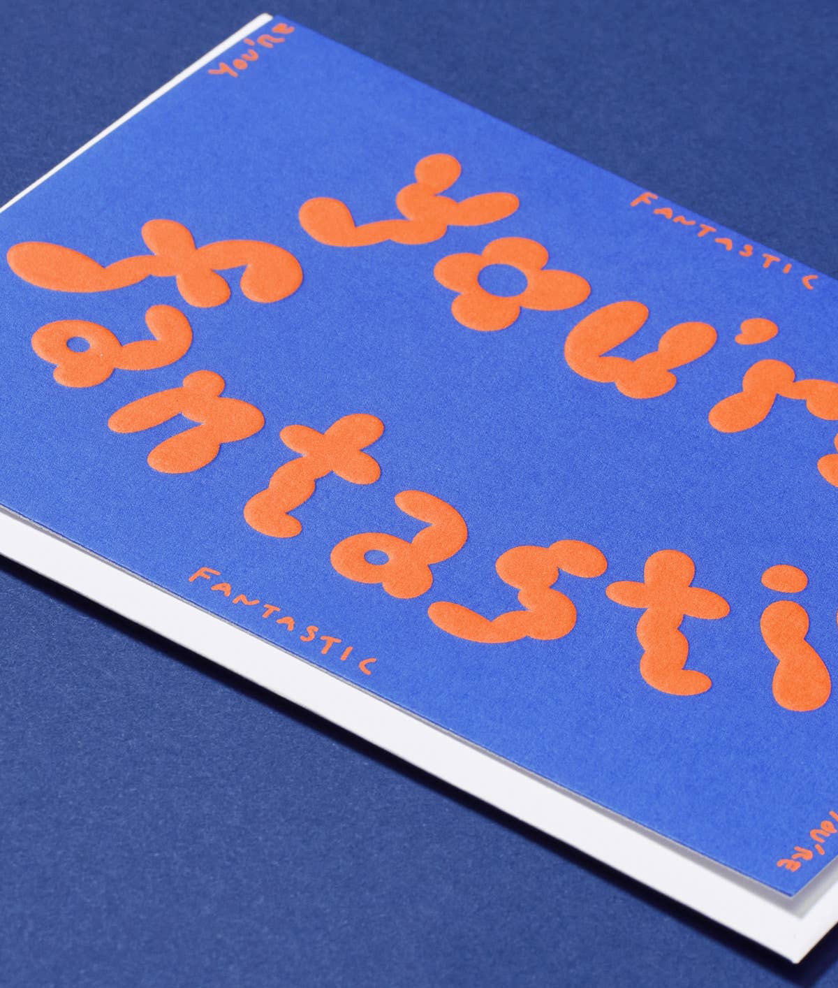 WRAP Du bist fantastisch geprägte Grußkarte