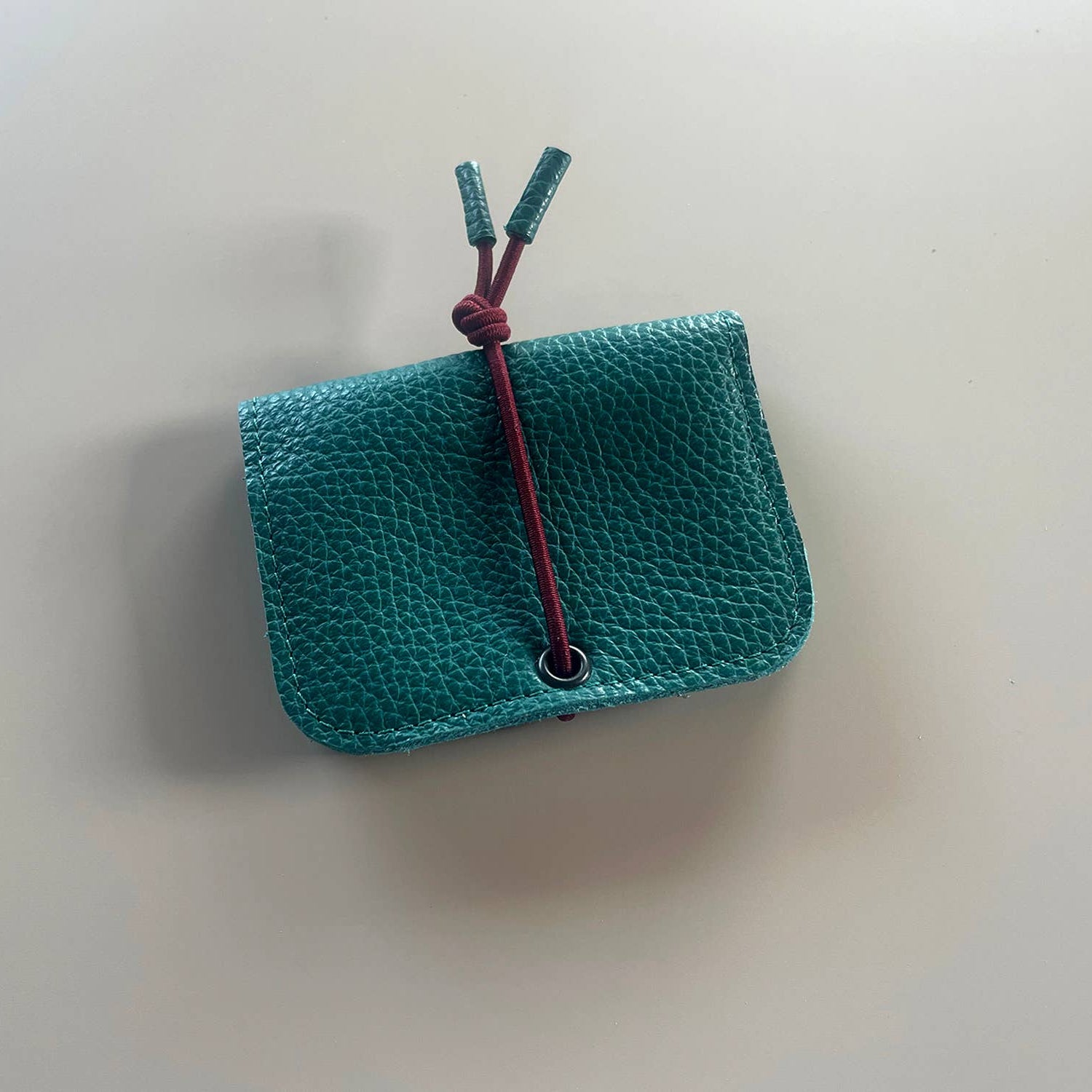 KNOT Geldbörse Mini - Leder Kiefer