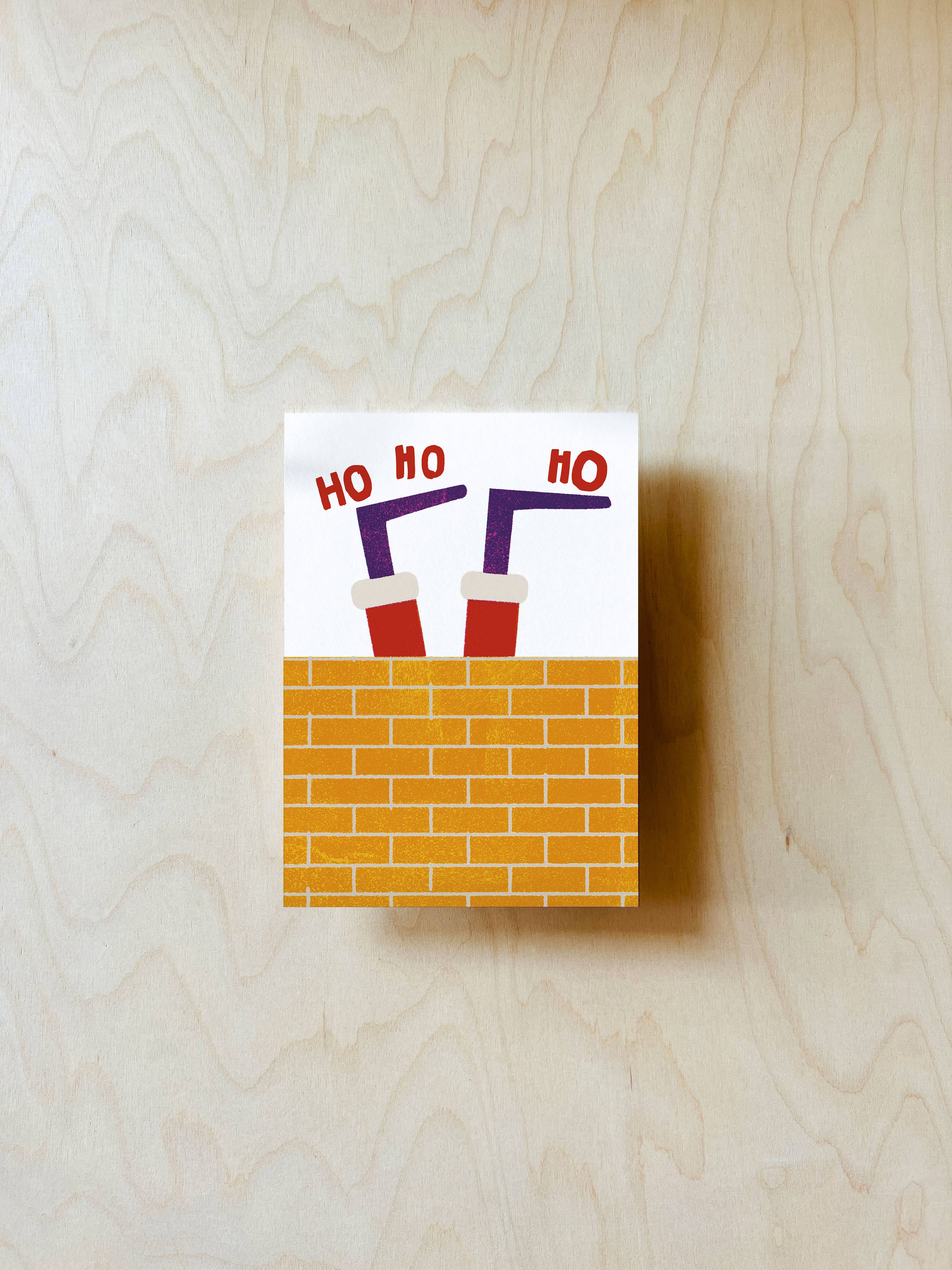 Weihnachtsmann Postkarte jungwiealt