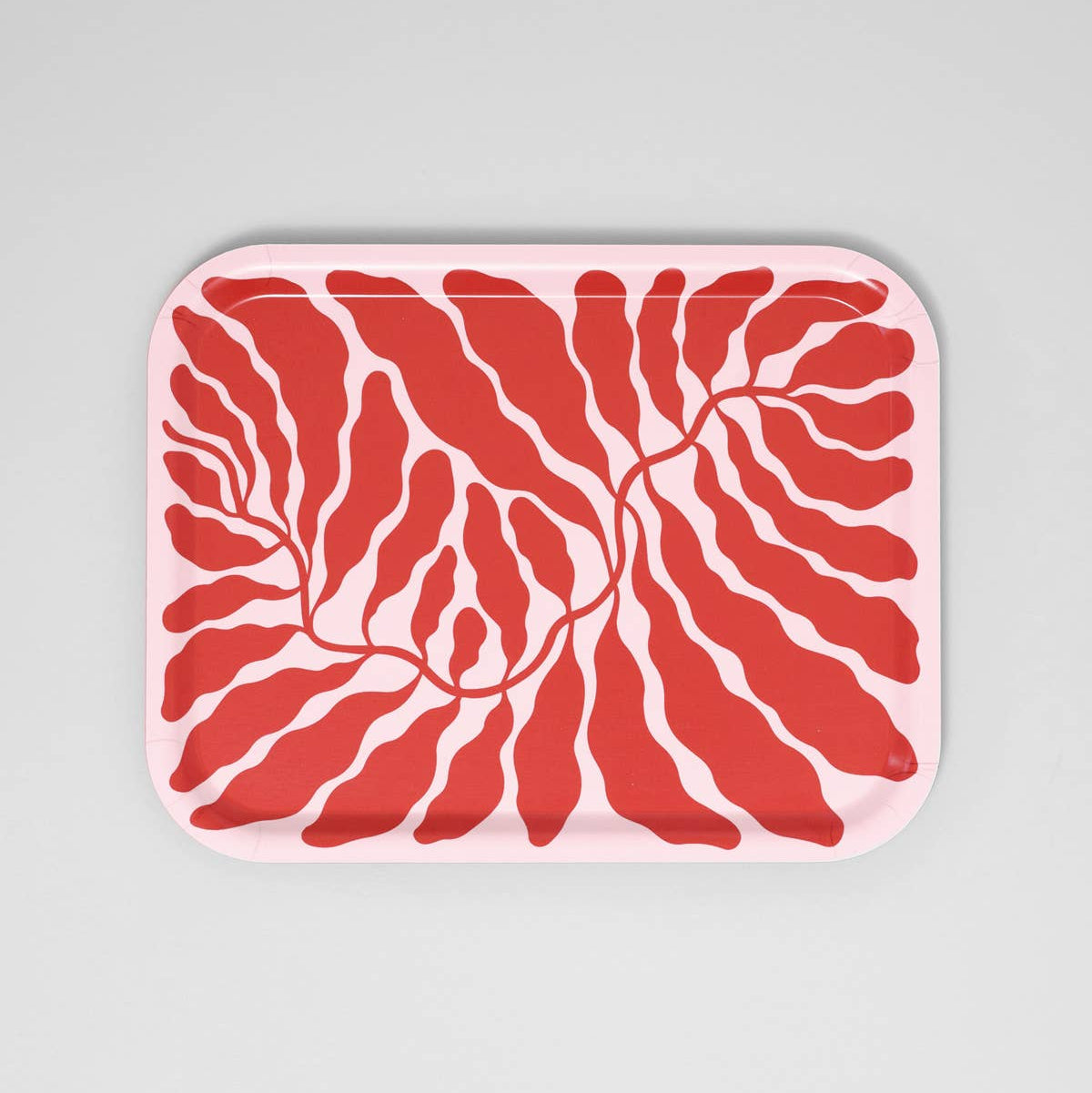 WRAP Mini Tablett "Leaves red"