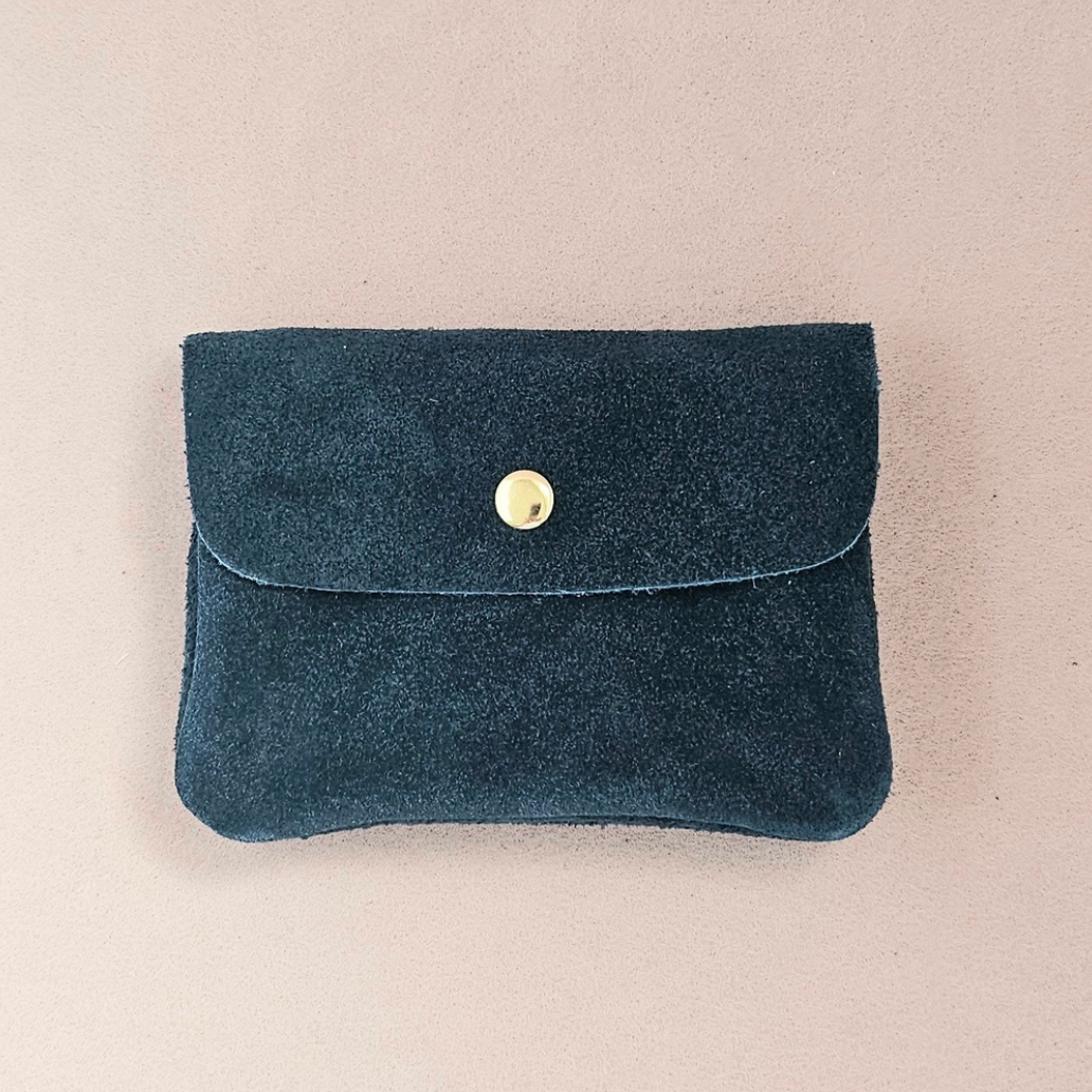 Royal marais - Portemonnaie aus Leder mit Wildlederoptik -div. Farben
