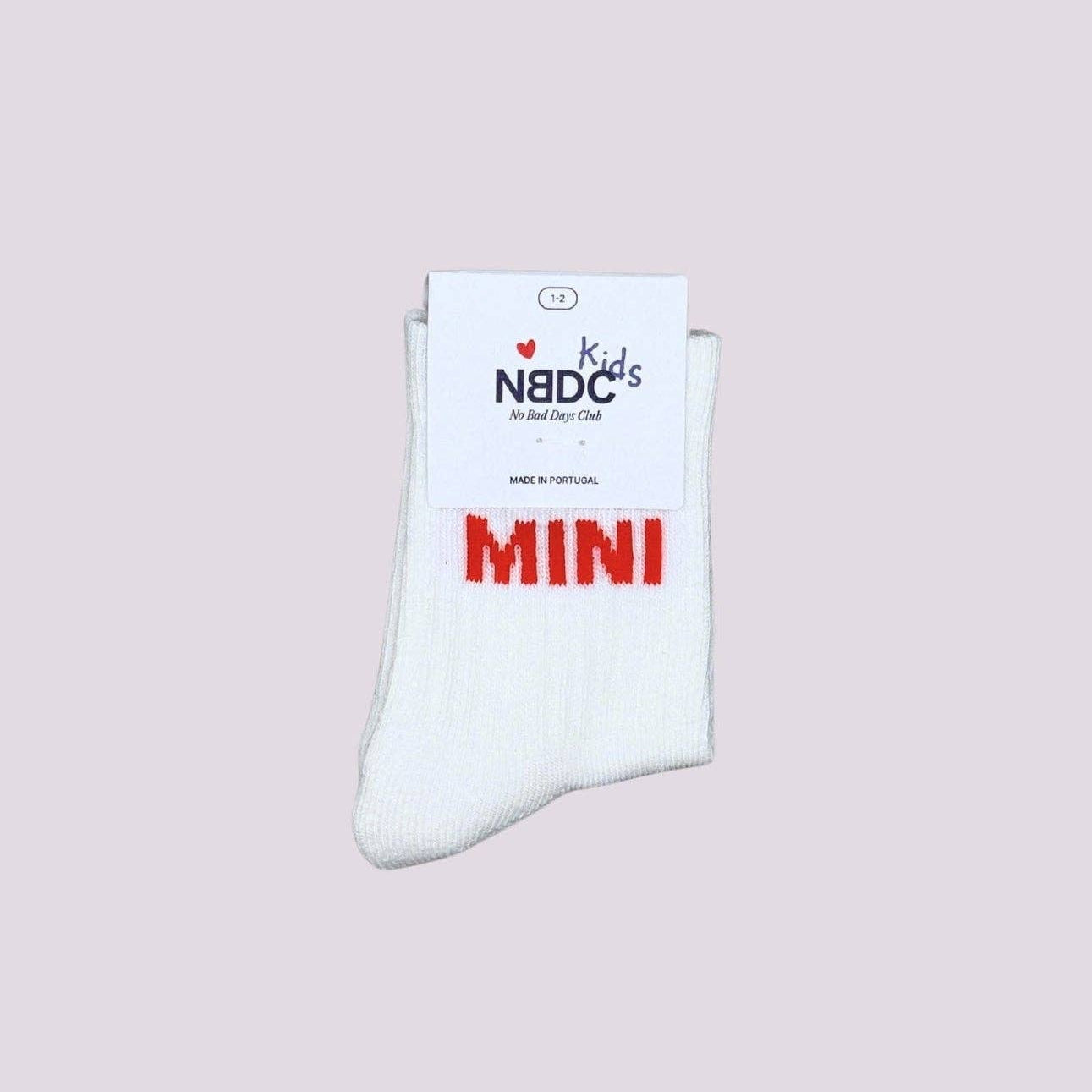 MINI SOCKEN | ROT No Bad Days Club