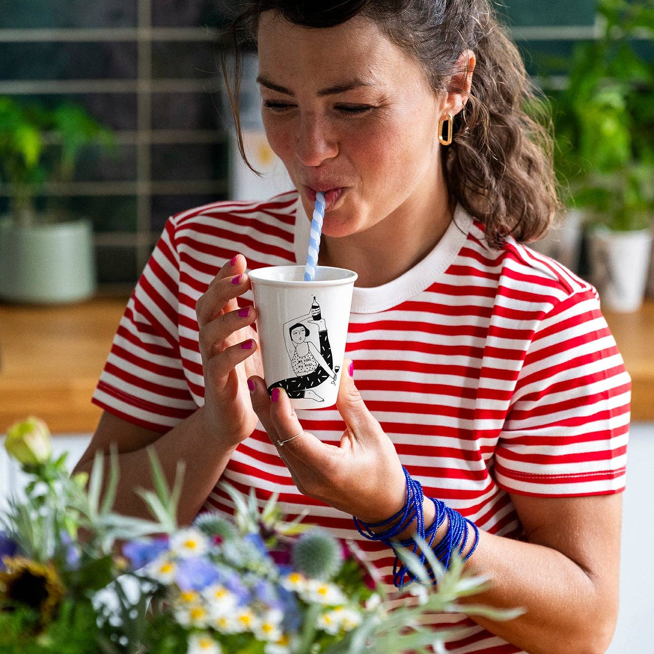 Porzellanbecher "My Vibes" Helen B.