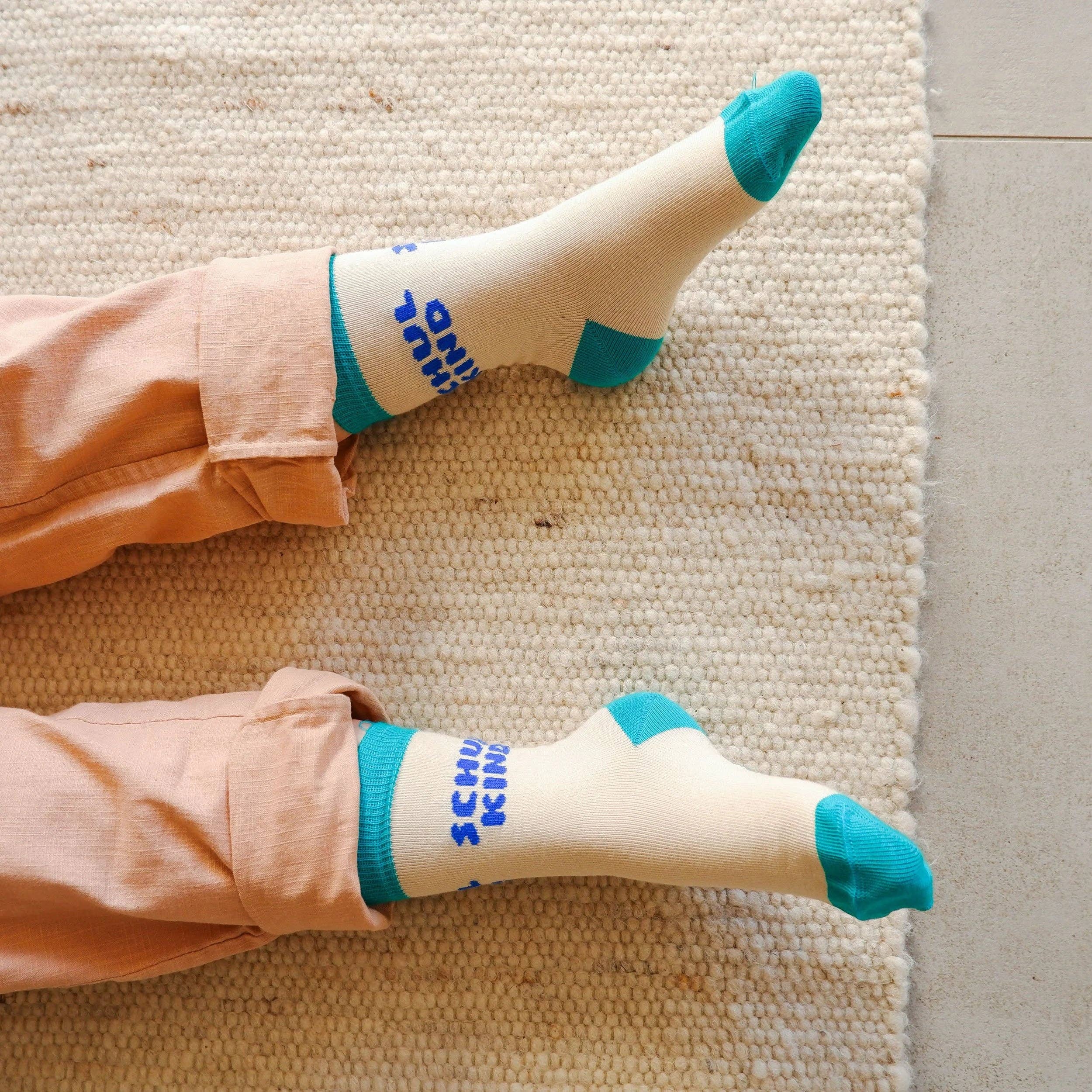 Schulkind-Socken | blau von tinyday