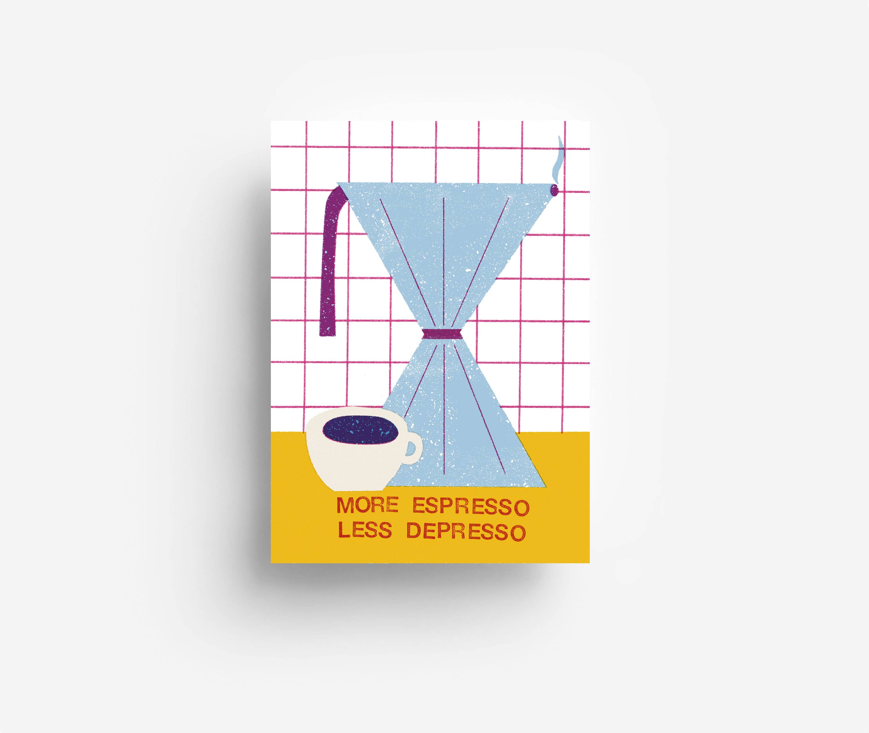 Espresso Postkarte DIN A6