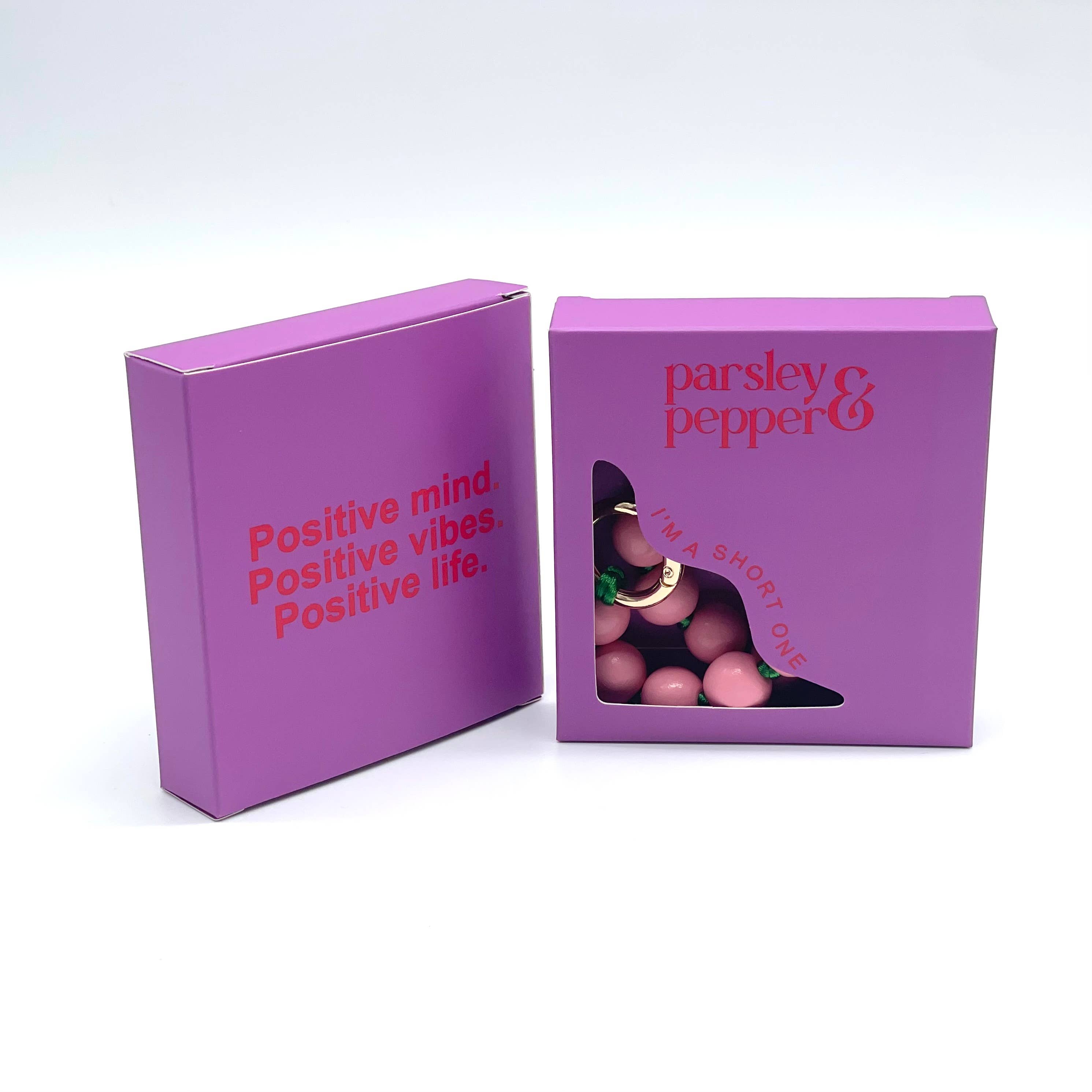 Parsley & Pepper - Handykette kurz Holz 3in1  Bag Charm & Schlüsselanhänger