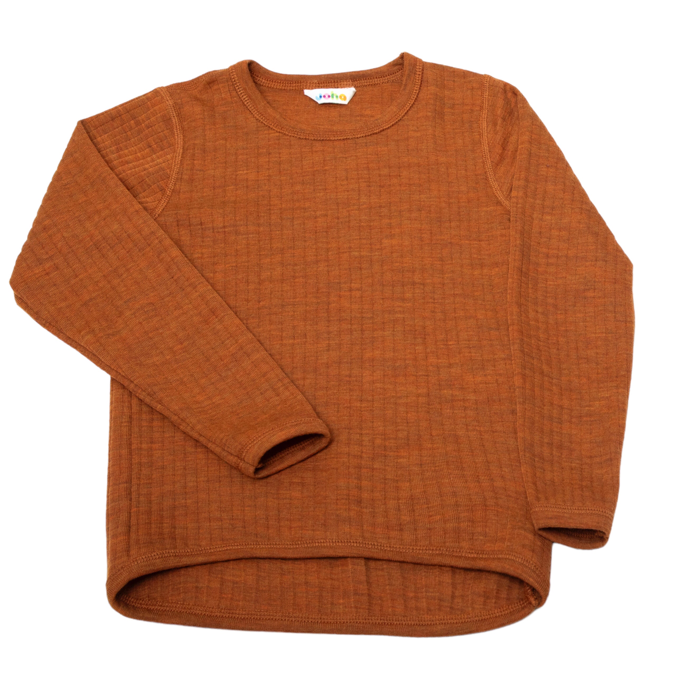 Joha Longsleeve Merinowolle  'orange'