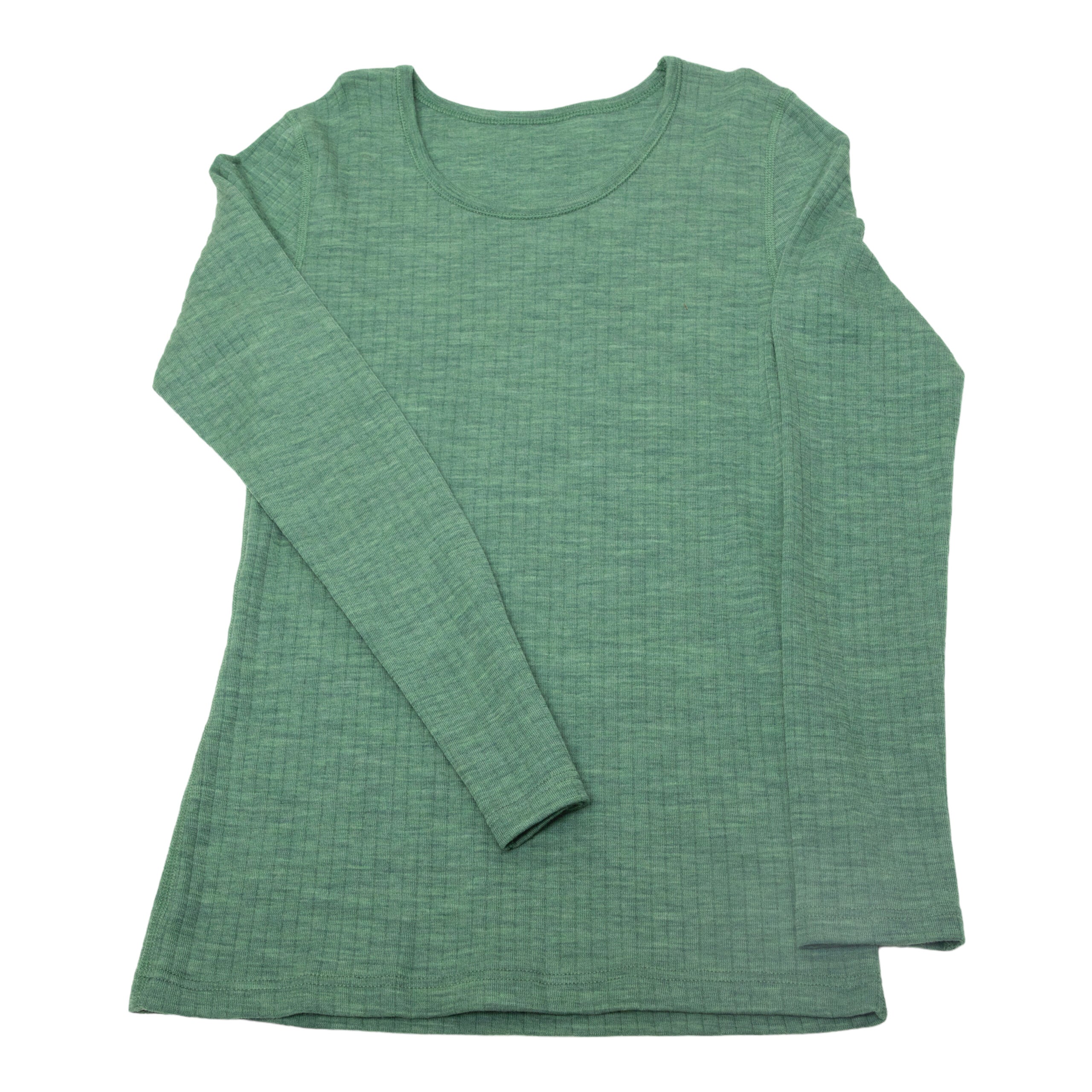 JOHA Merinowolle Longsleeve für Erwachsene 'grün'