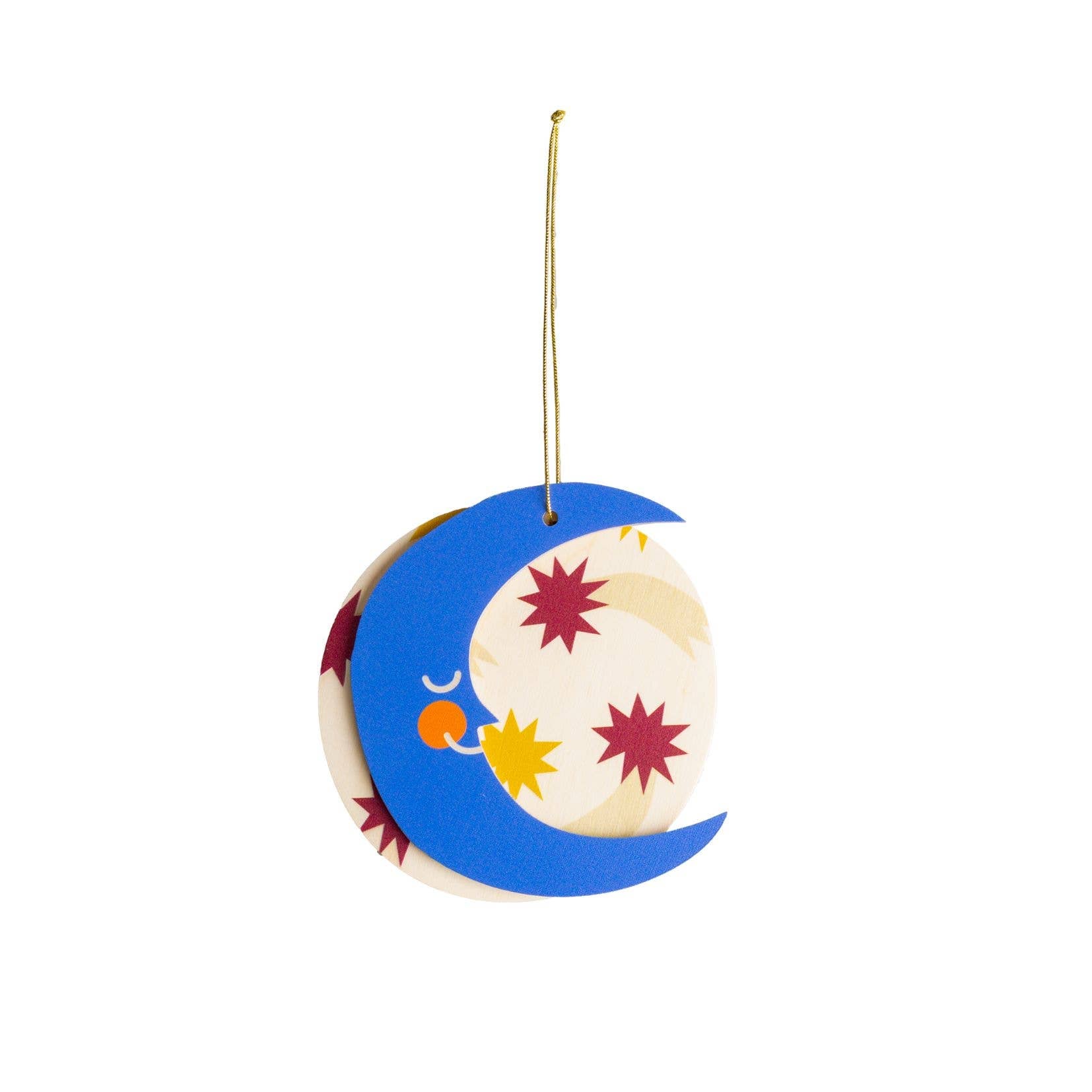 Mond-Weihnachtsschmuck, Weihnachtsbaum-Hängedekoration