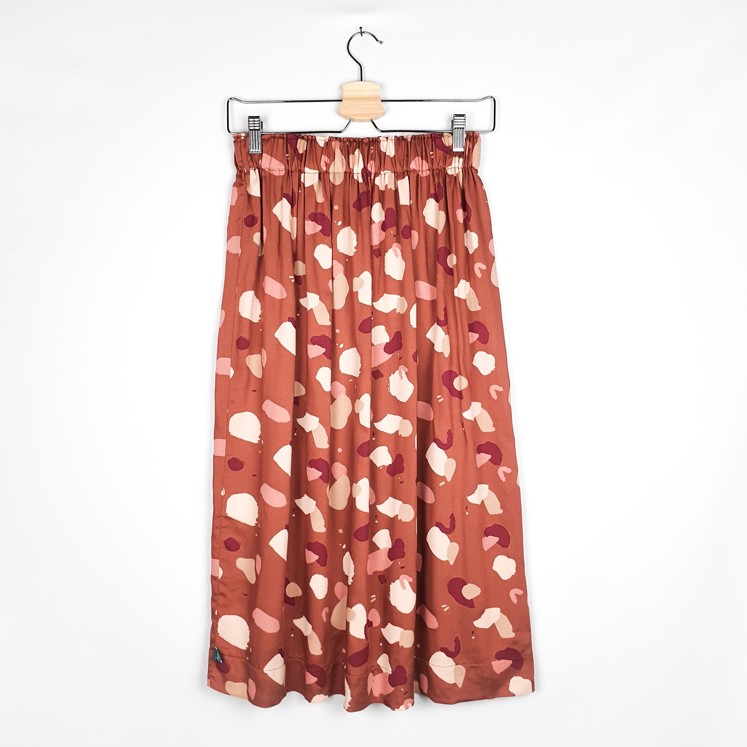 Viskoserock 'rost/Muster'