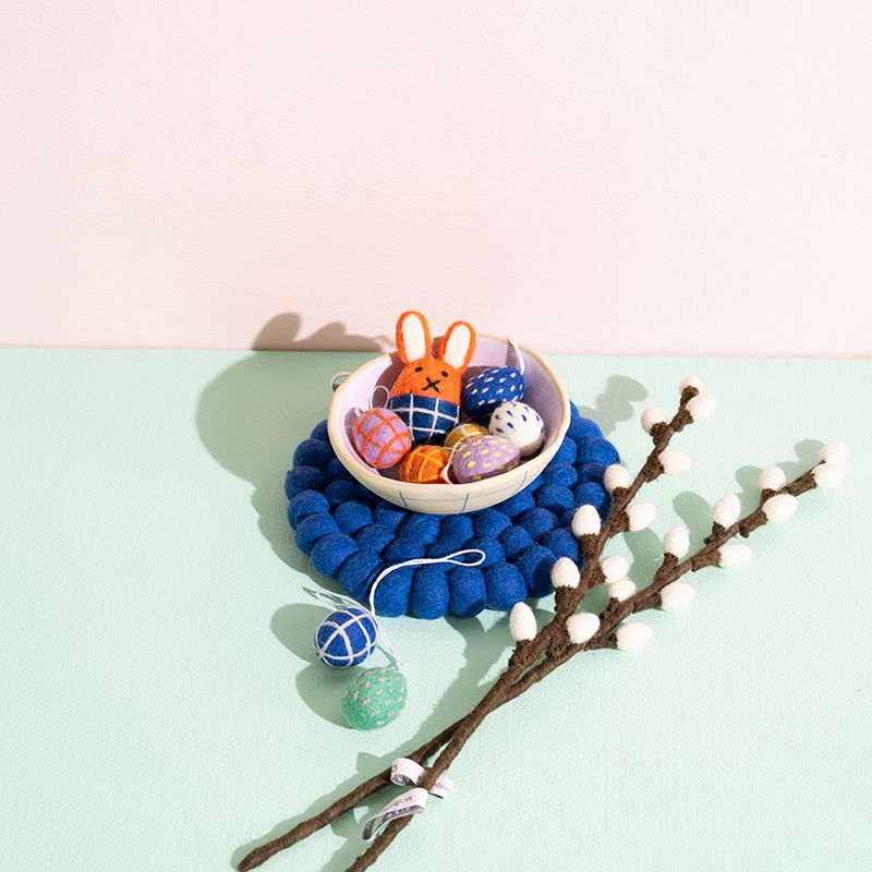 Aveva Design Easter 5-pack 'eggs' (checked)