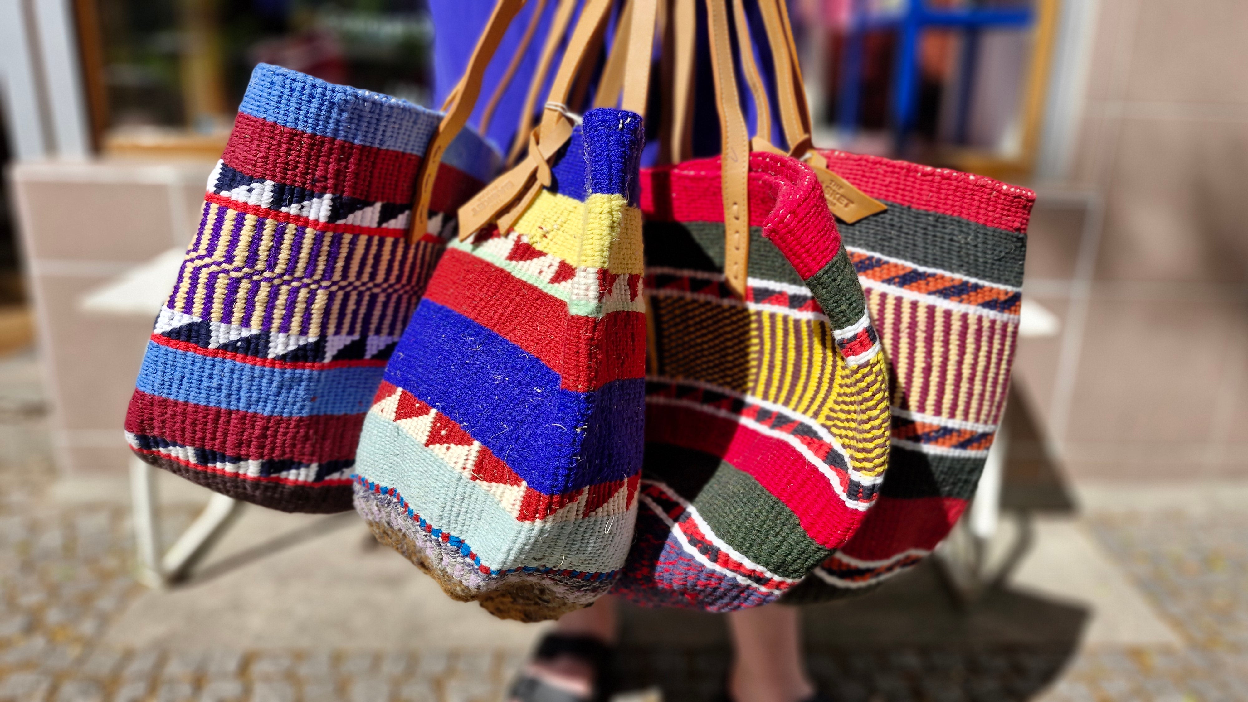 The Basket Room 'Nifty Knit' Tragetasche -unterschiedliche Varianten-