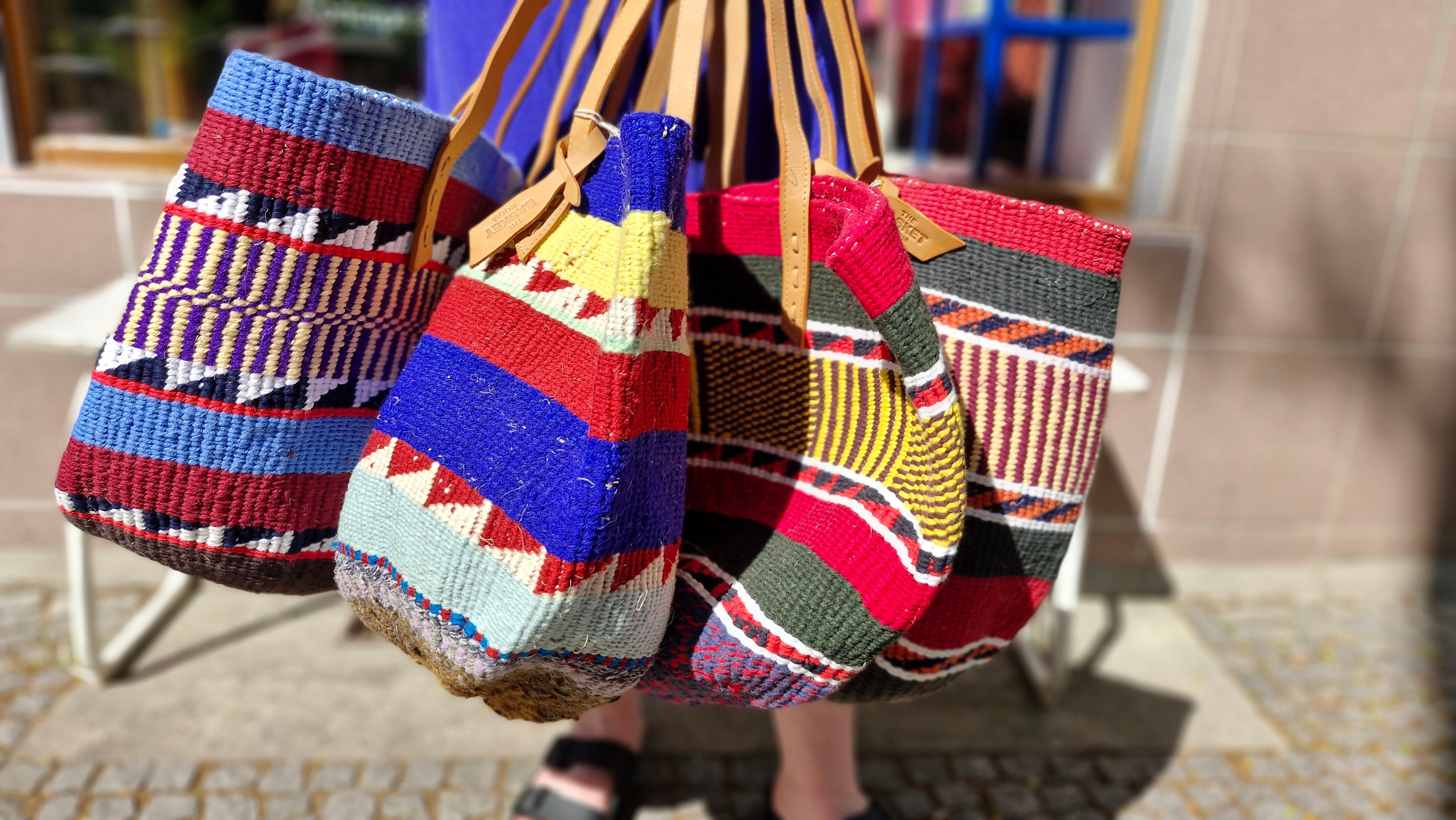 The Basket Room 'Nifty Knit' Tragetasche -unterschiedliche Varianten-