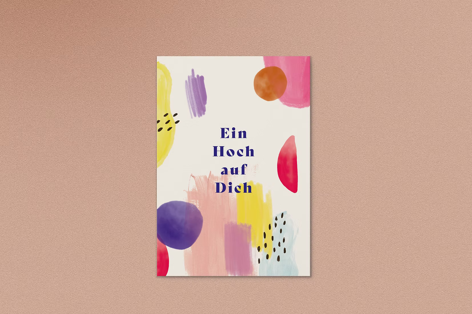 Postkarte Ein Hoch auf dich -Anna Beddig-