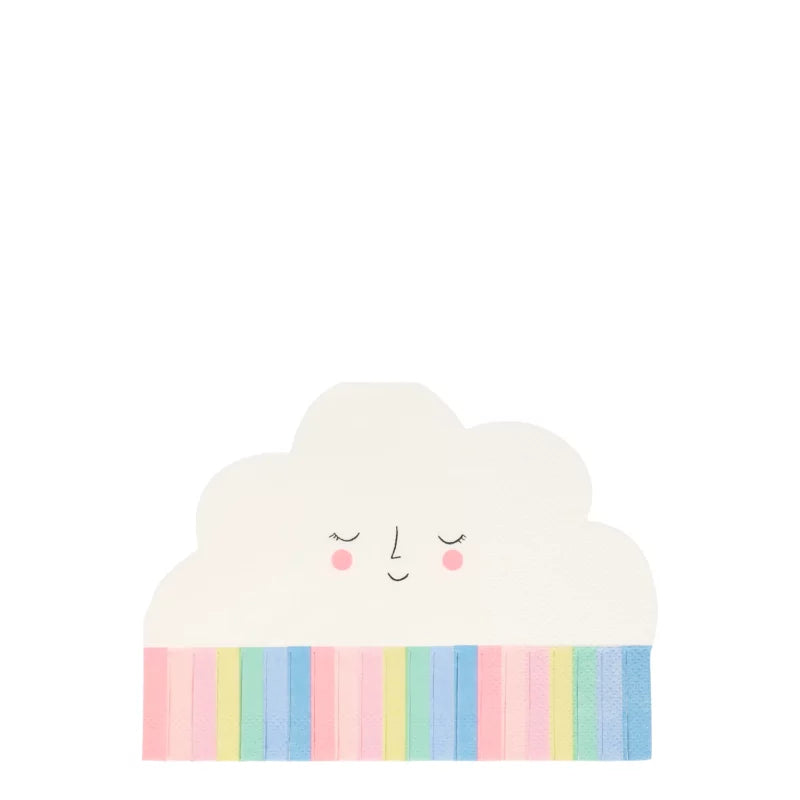 Servietten 'Rainbow Sun Cloud' MeriMeri