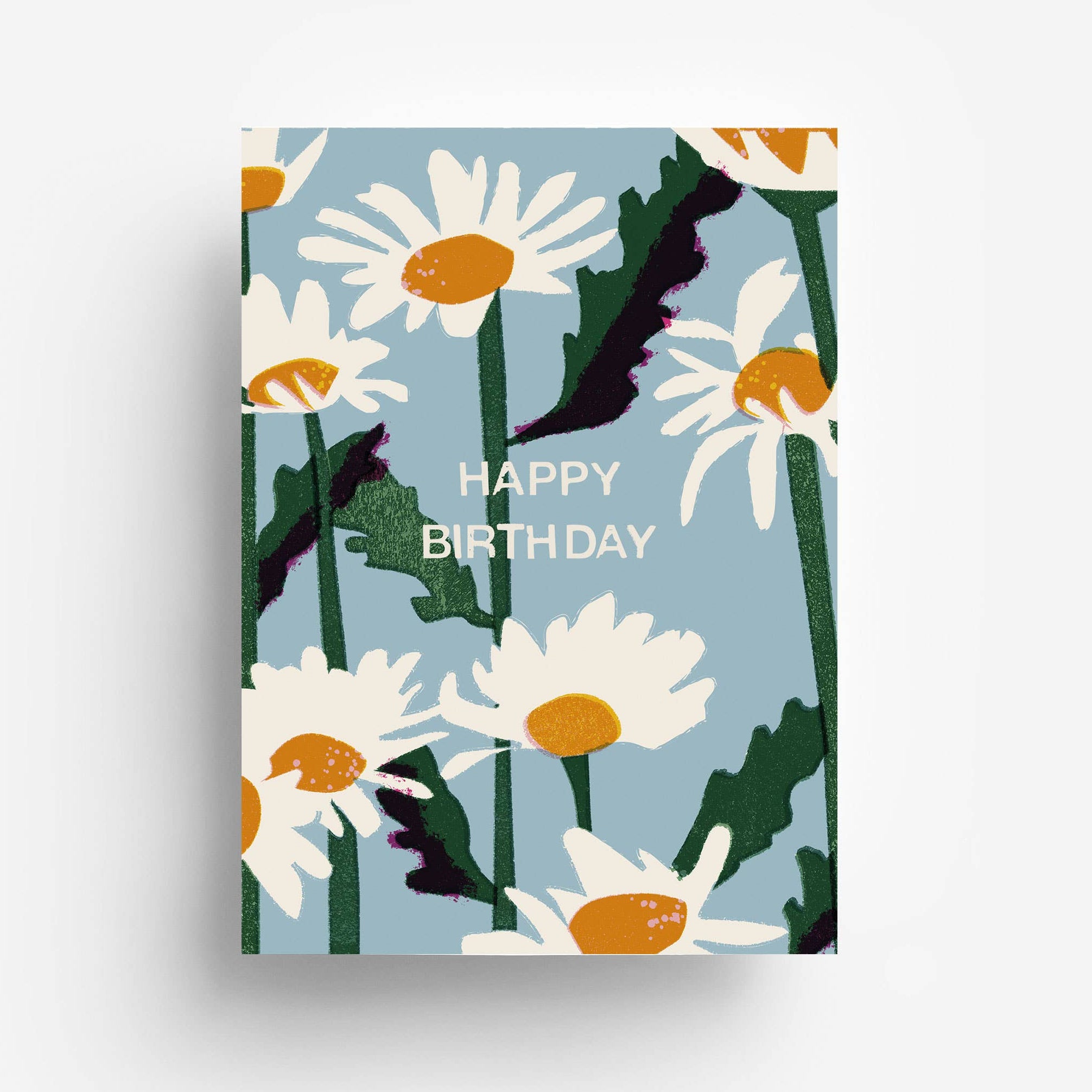 Geburtstags-Blumen-Postkarte DIN A6 jungwiealt
