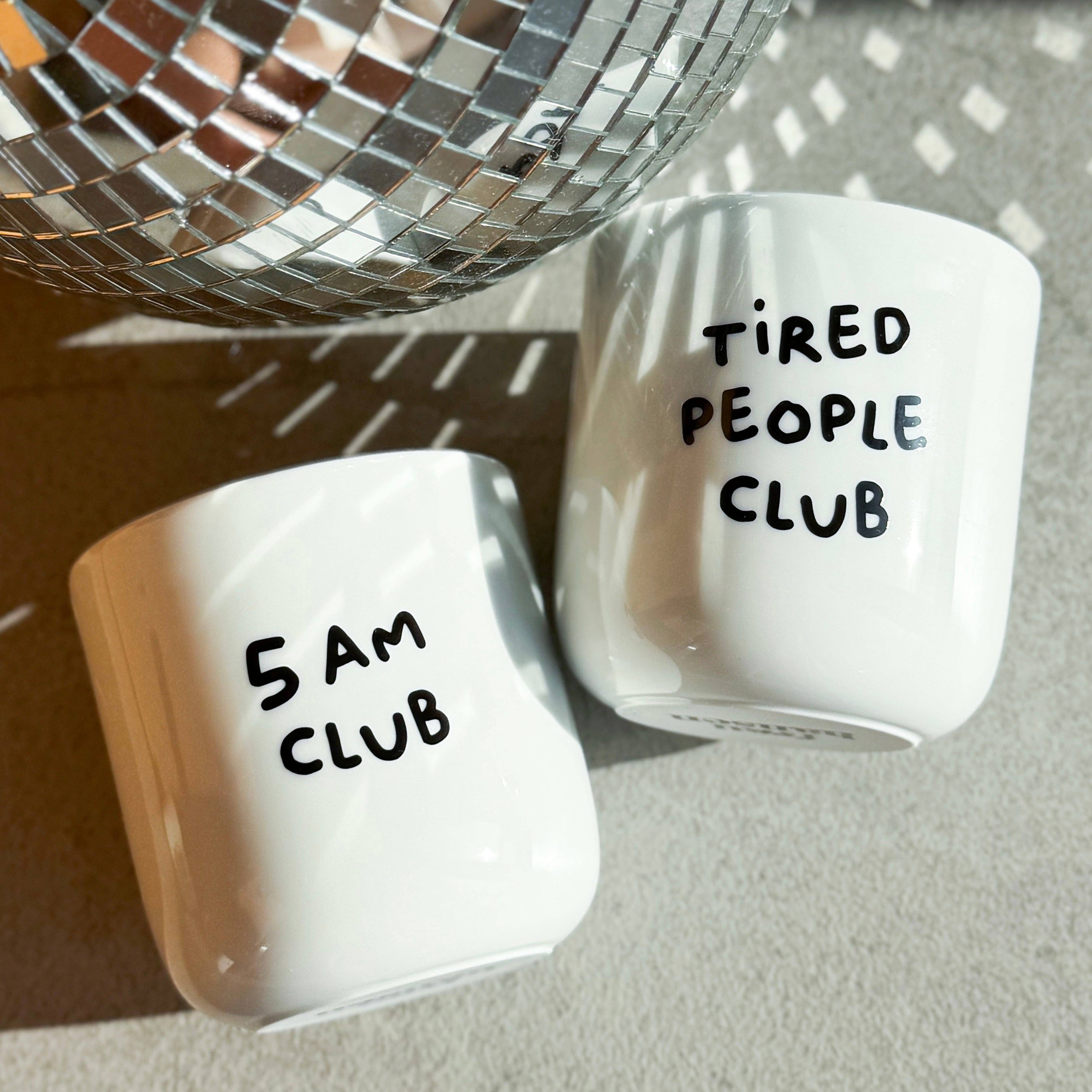 Frau Hansen - Becher Tired People Club (VE 6 Stück)
