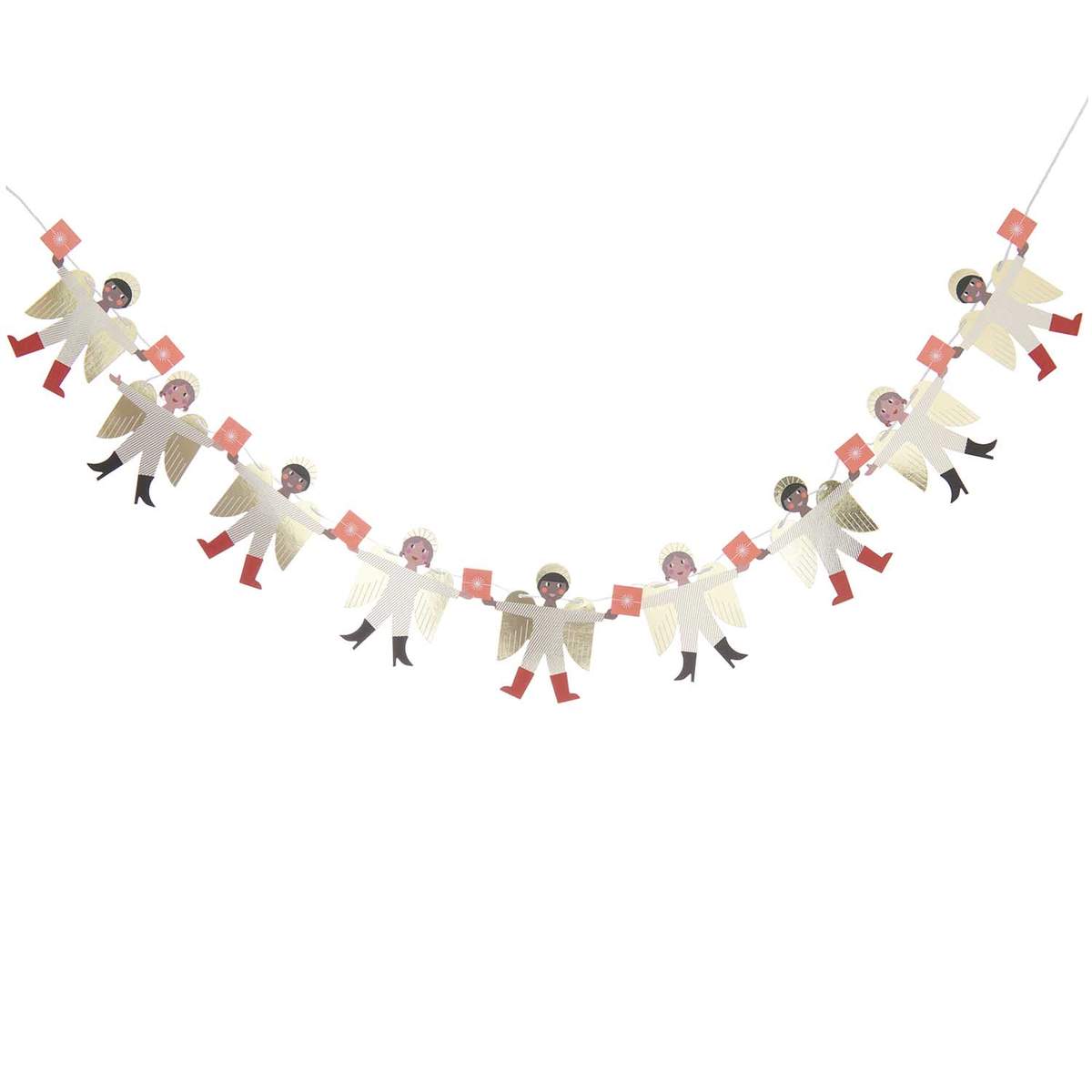 Paper Poetry Genähte Girlande Engel 3m