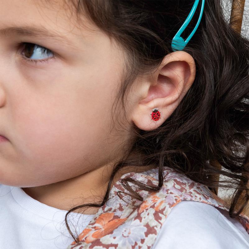 Ohhringe zum Aufkleben (30 Paare) 'Ladybird'
