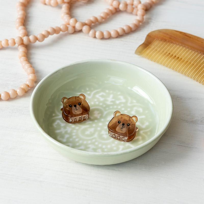 Braune Bären Haarklammern 2'er Set