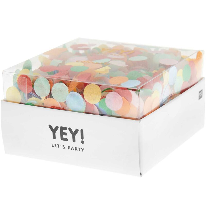 YEY! Let's Party Konfetti 'multicolor / rund'