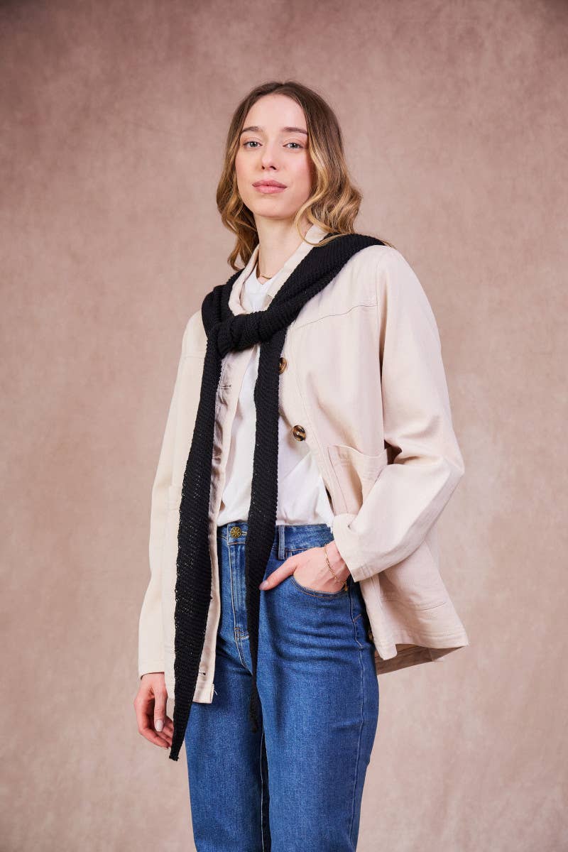 "Hood" Kapuzenschal Mütze Wolle