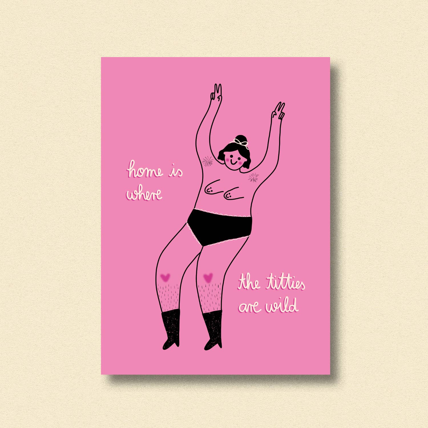 Jenne Grassmann Postkarte Wild Titties