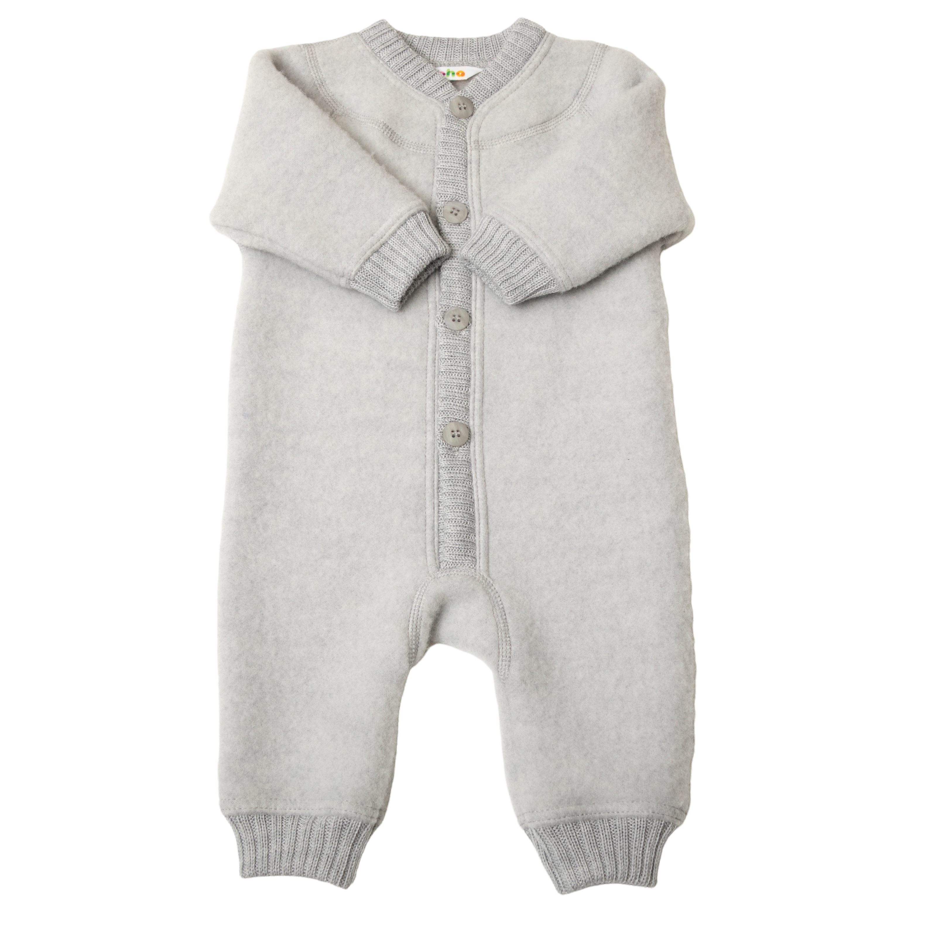 Joha Wollfleece Overall 'eisgrau'