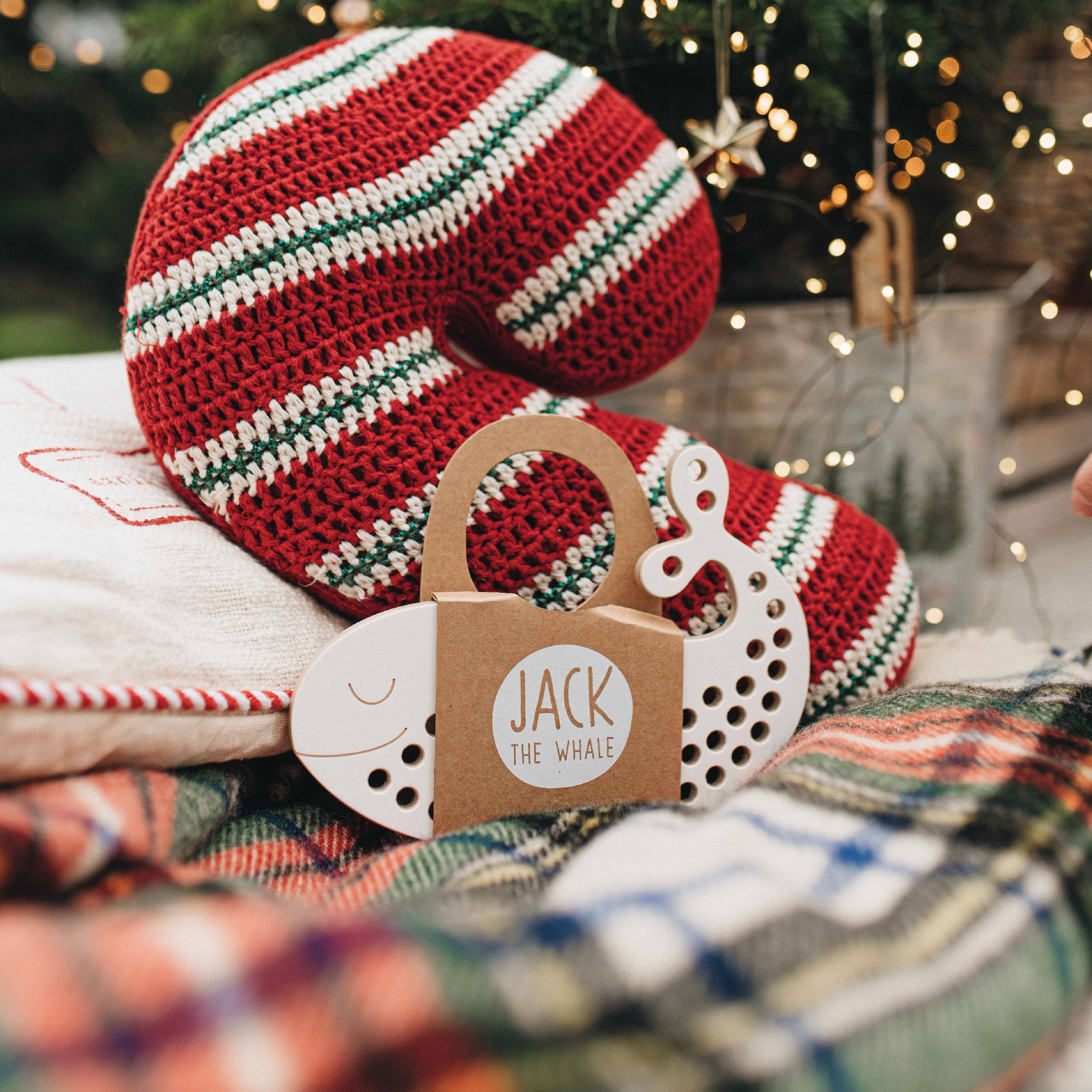 Jack the Wal, Spielzeug zum Schnüren aus Holz, montessori