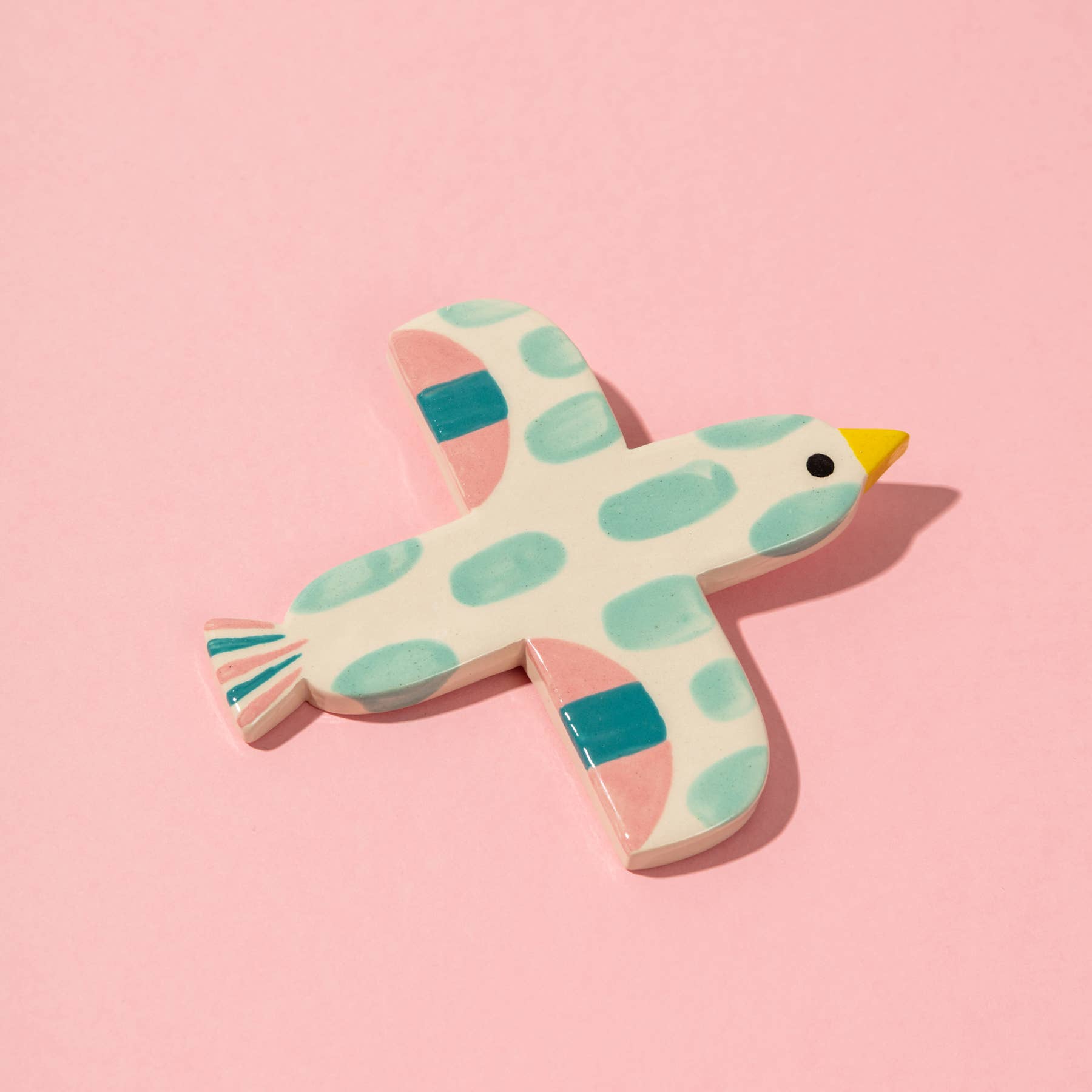Ana Seixas Bird Mint / Keramik-Hänger