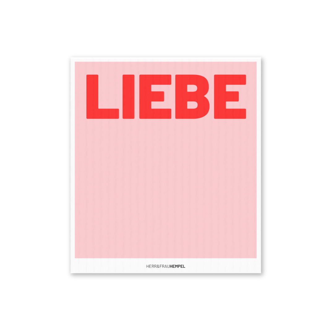 Schwammtuch LIEBE Herr&FrauHempel