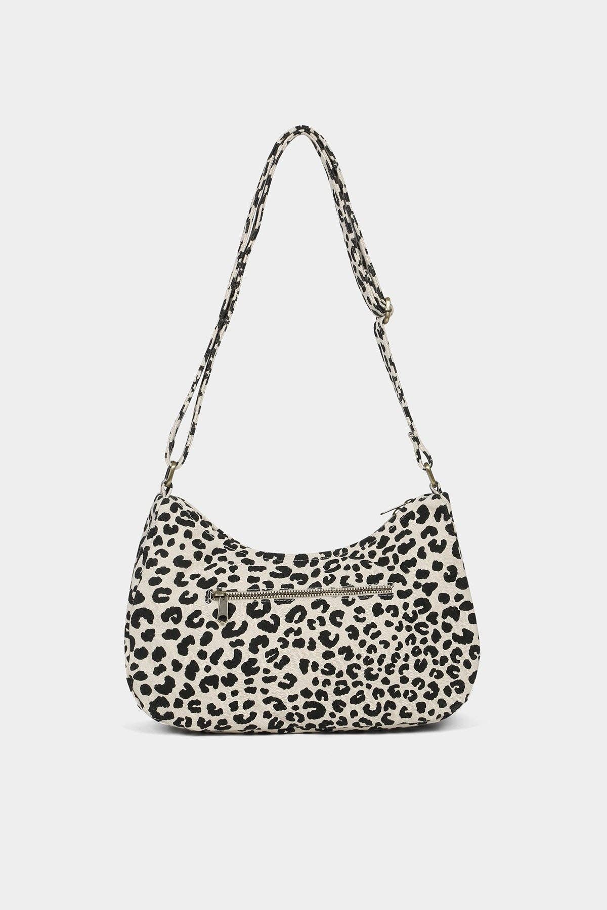 Ecru Leopardentasche Rosa