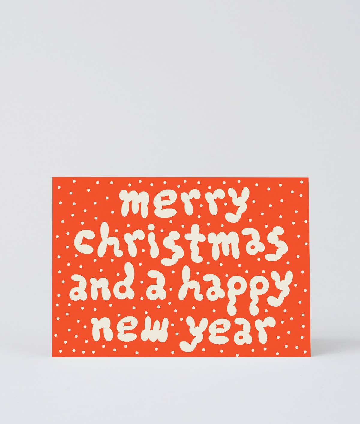Wrap (US duties paid) - Geprägte Weihnachts- und Neujahrskarte – Frohe Weihnachten und ein gutes neues Jahr