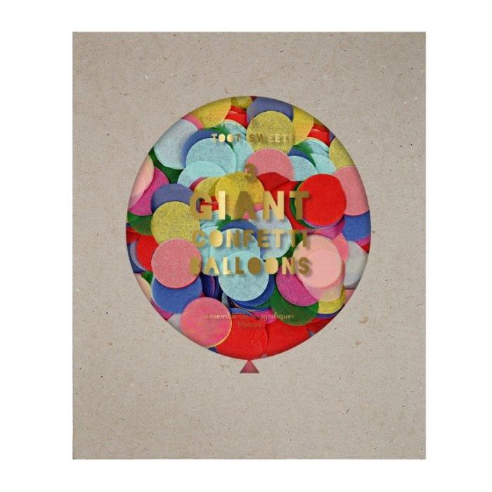 Riesige Konfetti-Ballons MeriMeri