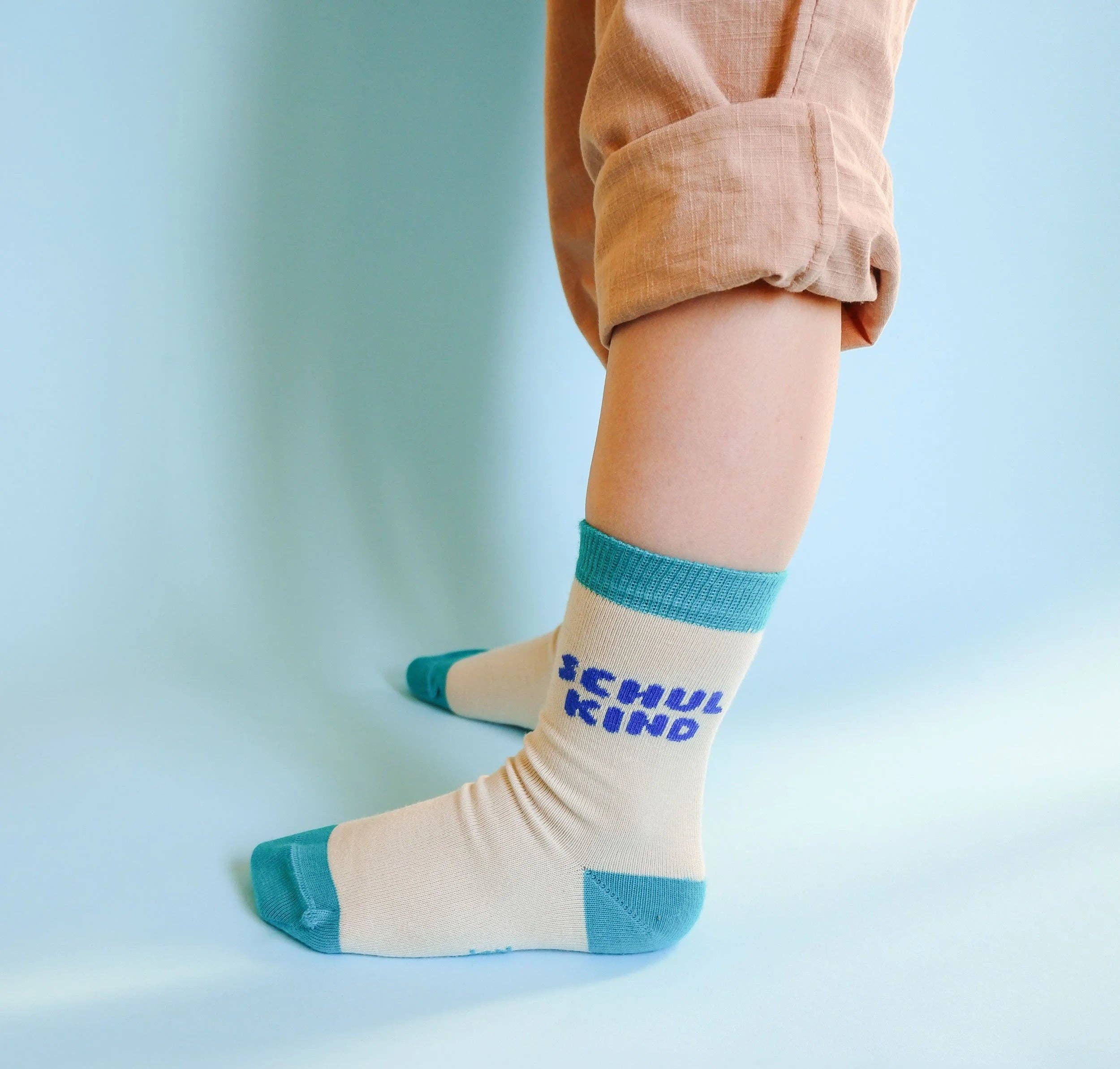 Schulkind-Socken | blau von tinyday