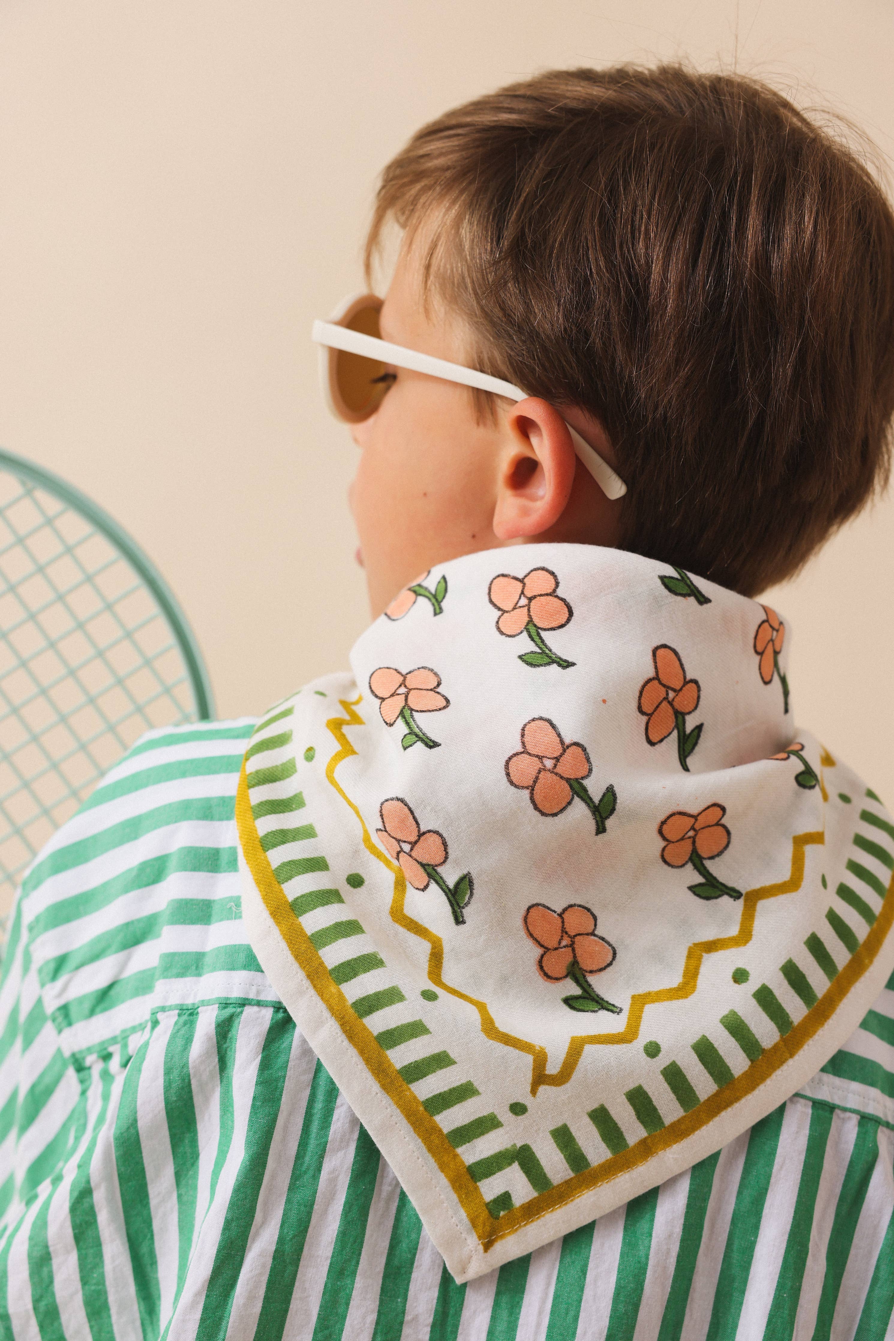 Maison Augustin - Baby Kinder Schal Pink Bloom