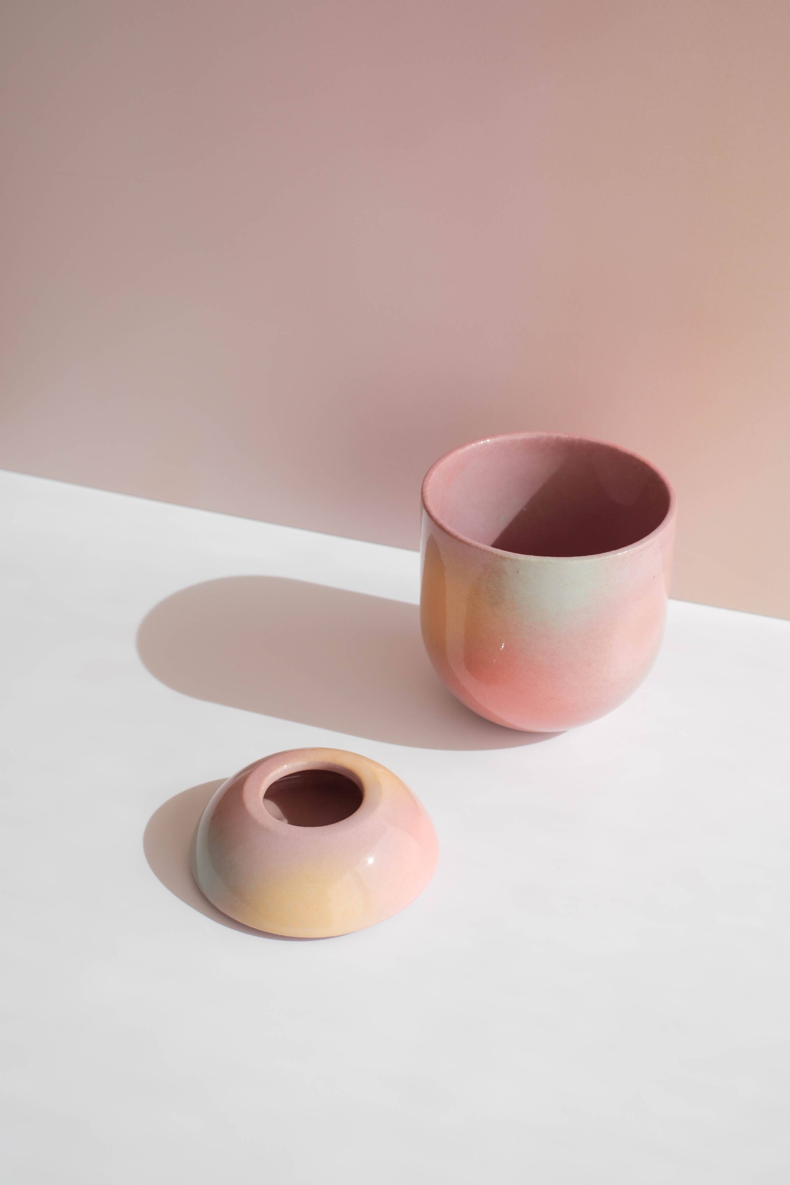 EUPHORIA Minipflanztopf und Untersetzer von Temple Ceramic