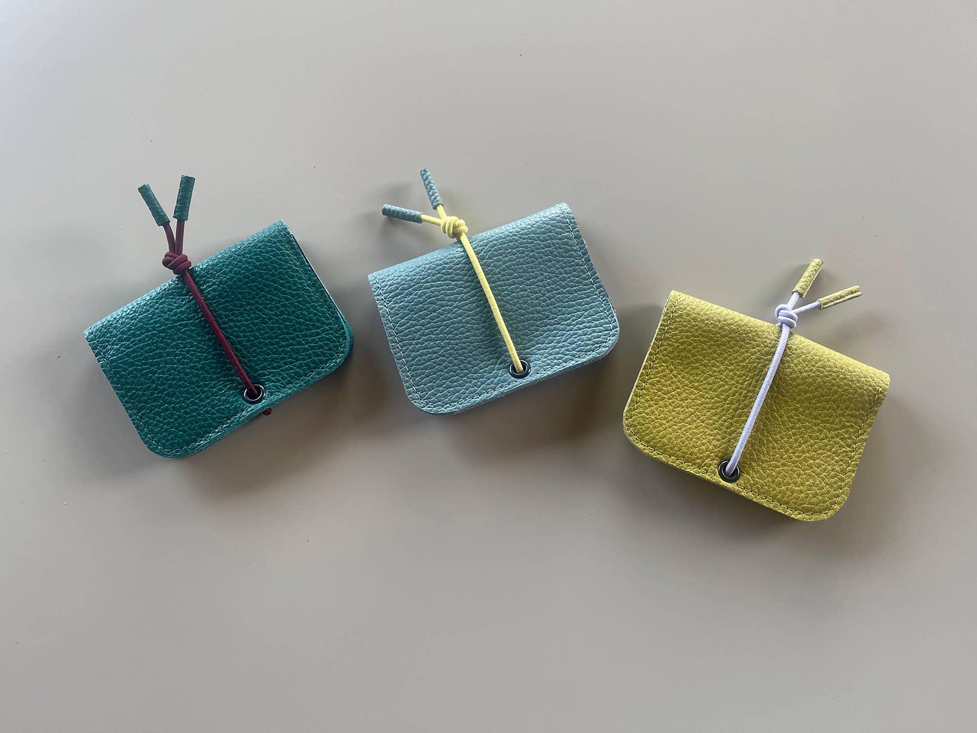 KNOT Geldbörse Mini - Leder Kiefer