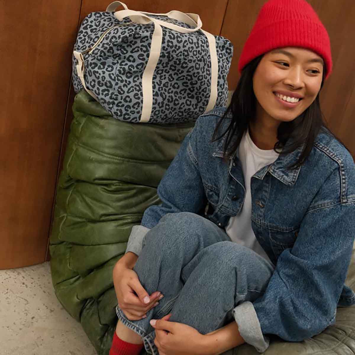 Rose in April WICKELTASCHE - WOCHENENDTASCHE RAPHAEL GRAOU BLUE SKY