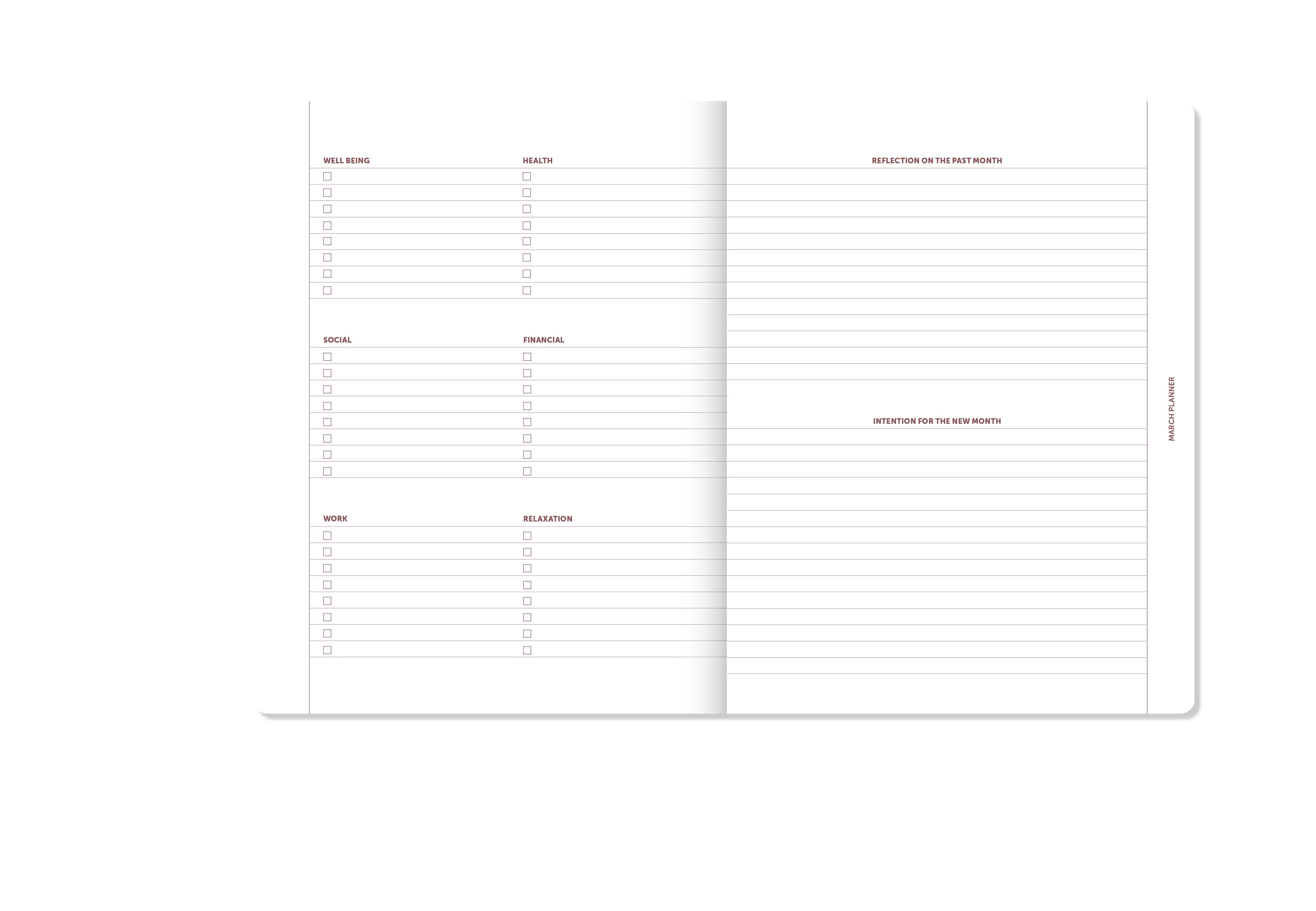 A-Journal - A-Planner Tagebuch 2027 – Rosa Leinen