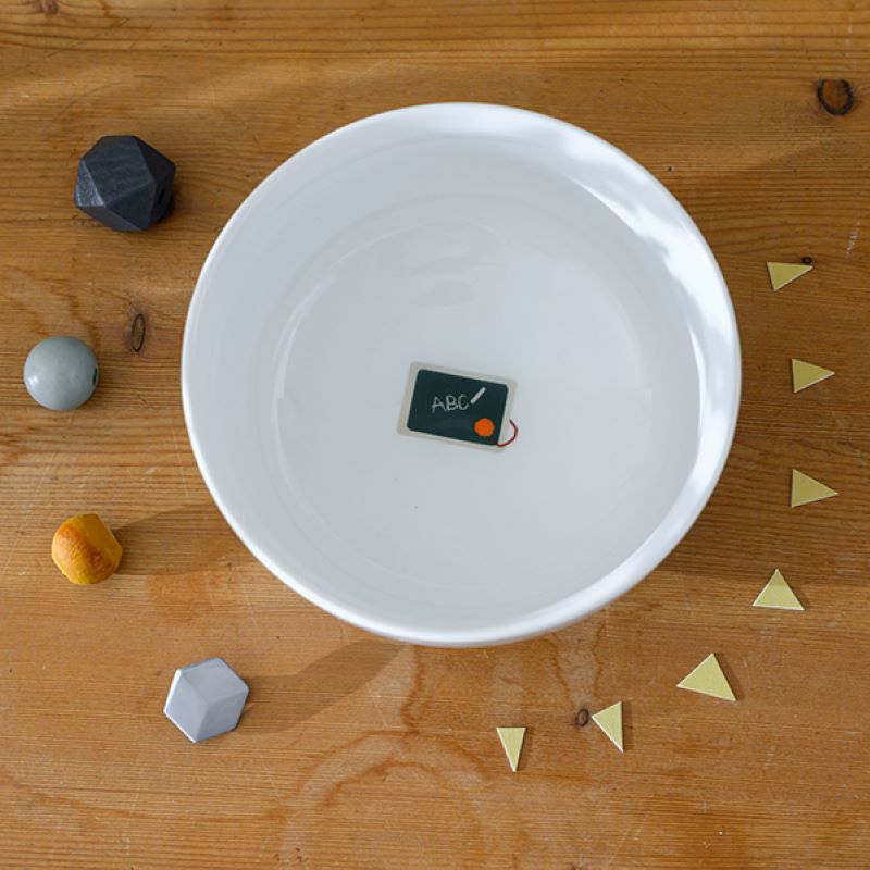 Ava&Yves Porzellan-Set 'Schulkind Adventure' mit großem Teller (23cm), Becher und Müslischale
