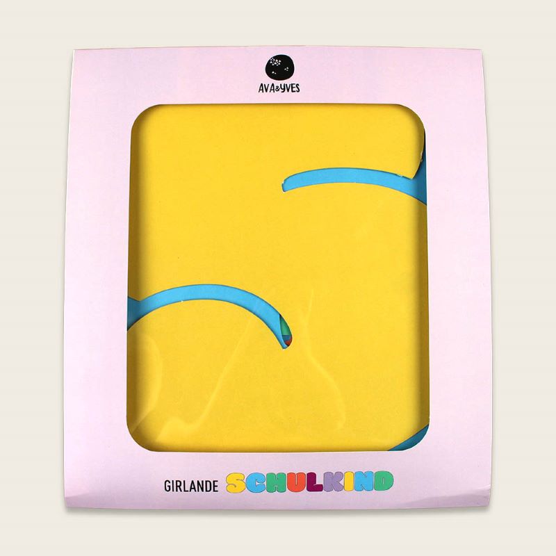 Ava&Yves Girlande 'Schulkind, rainbow colours'