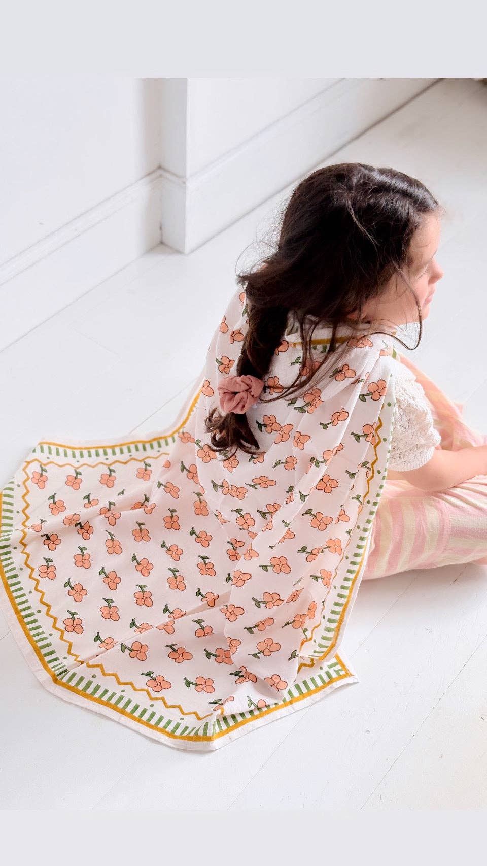 Maison Augustin - Baby Kinder Schal Pink Bloom