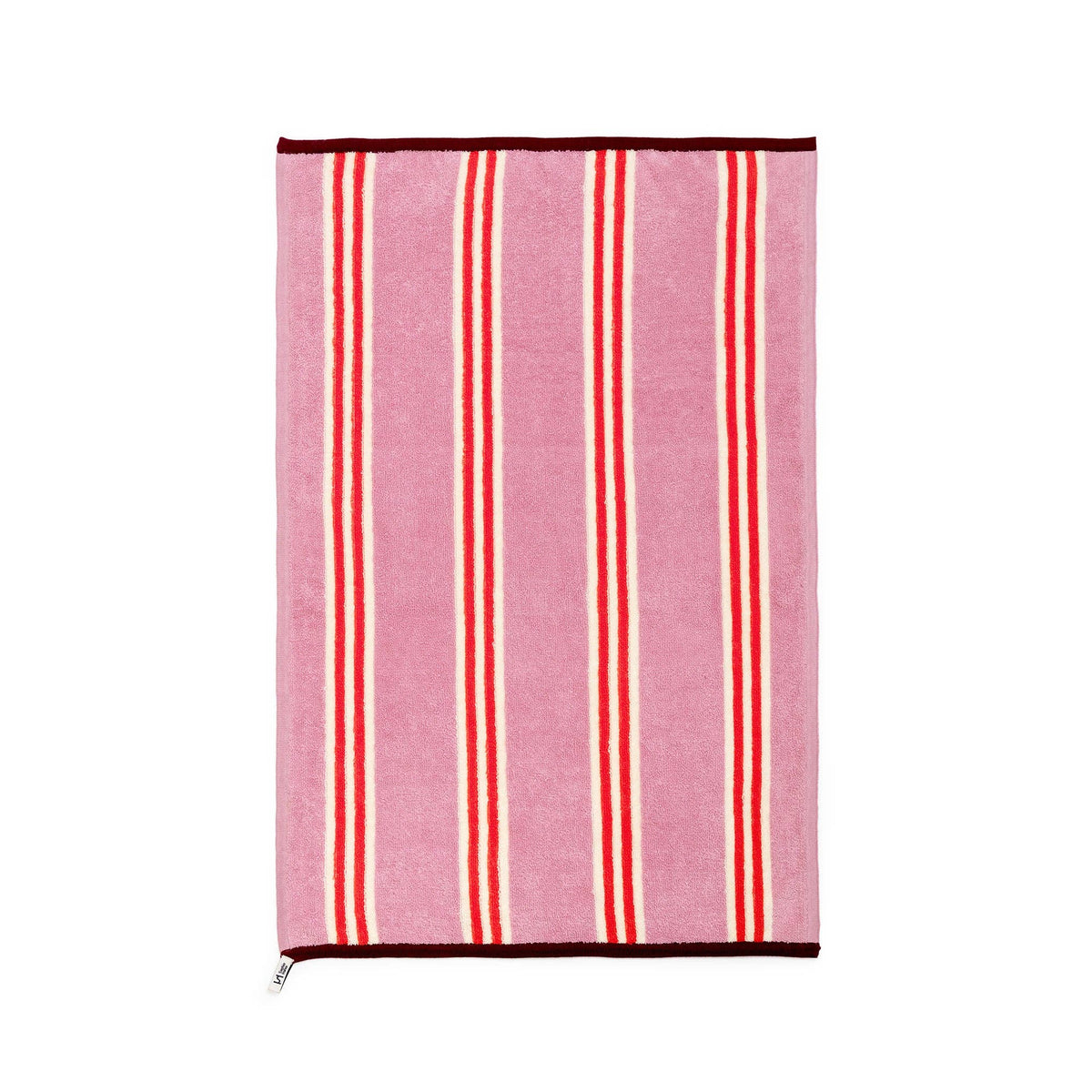 Sophie Home Ltd - Frottee-Handtuch in Rosa Streifen
