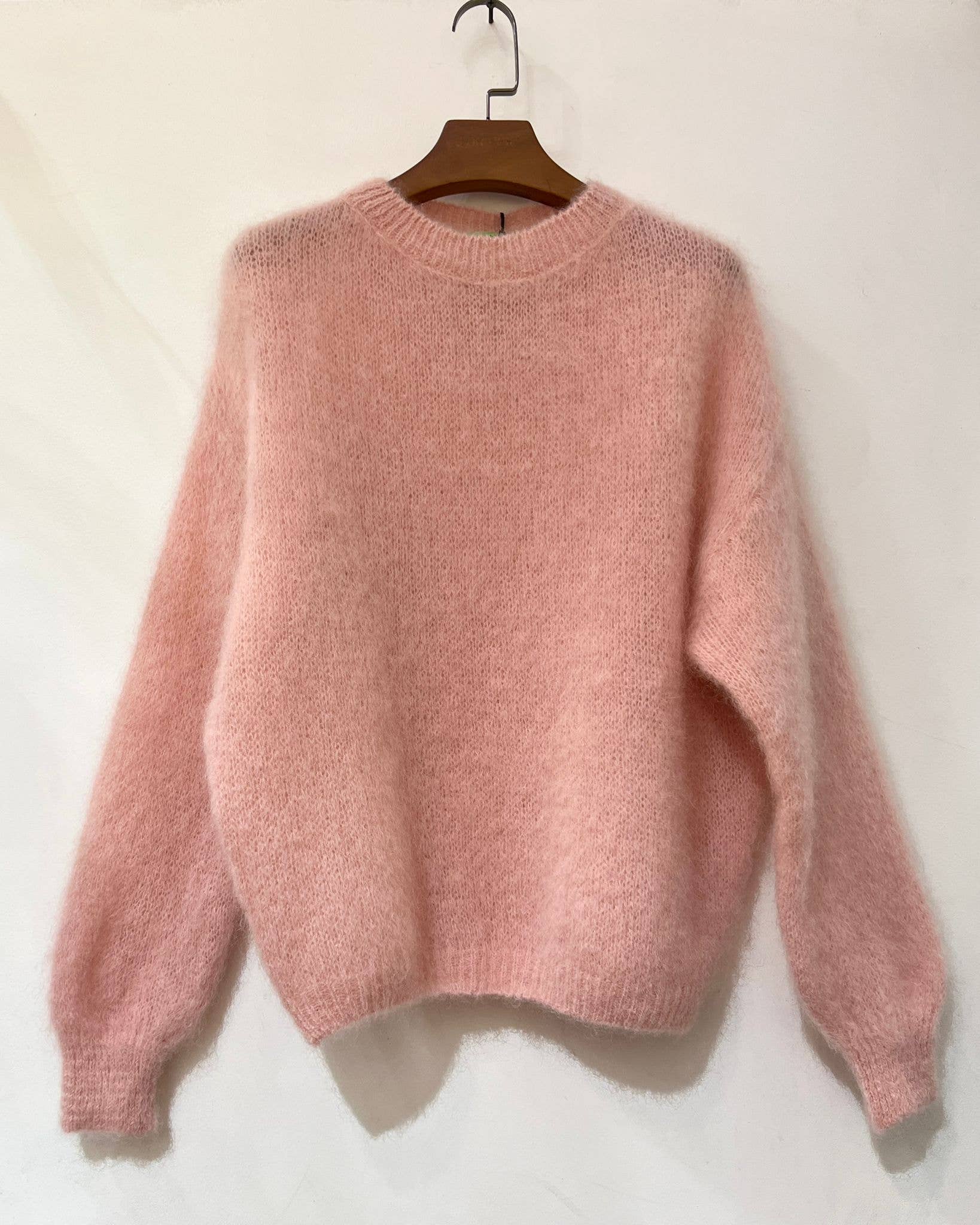 Mohair Pullover Rundhals 80%Mohair