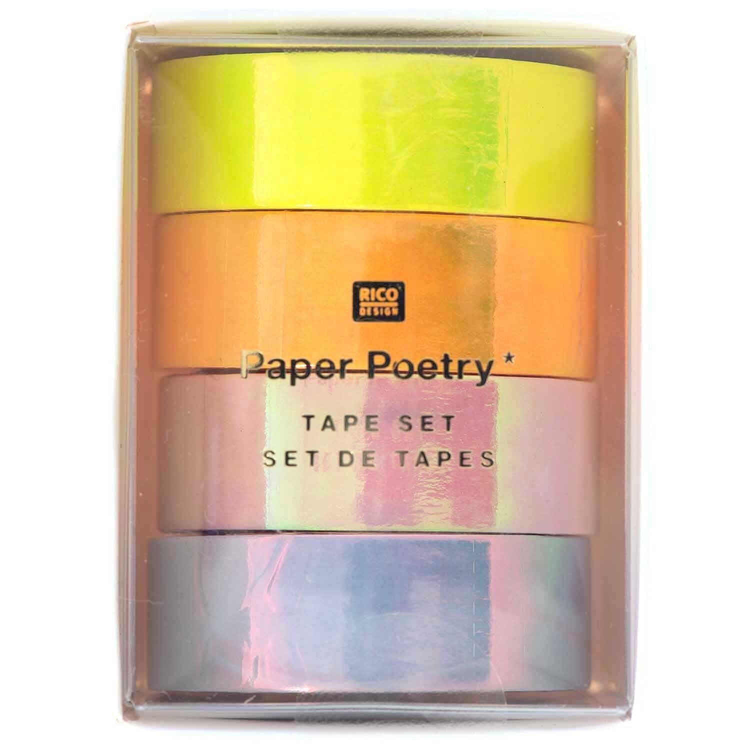 Paper Poetry Tape Set irisierend pastell