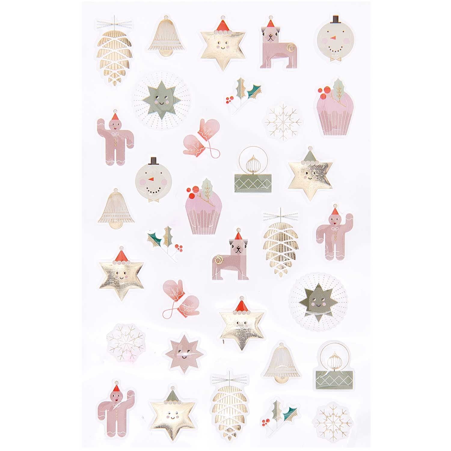 Paper Poetry Gelsticker I love Christmas