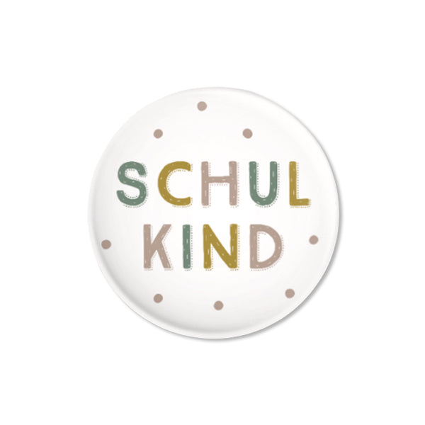Button 'Schulkind / rose-senf-mint'  AvaundYves